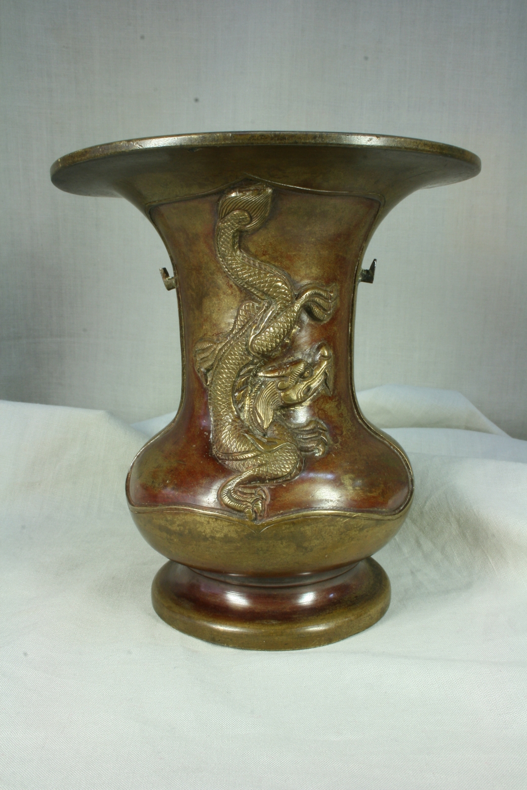 Antiguedades de japanese vase phoenix bird seal