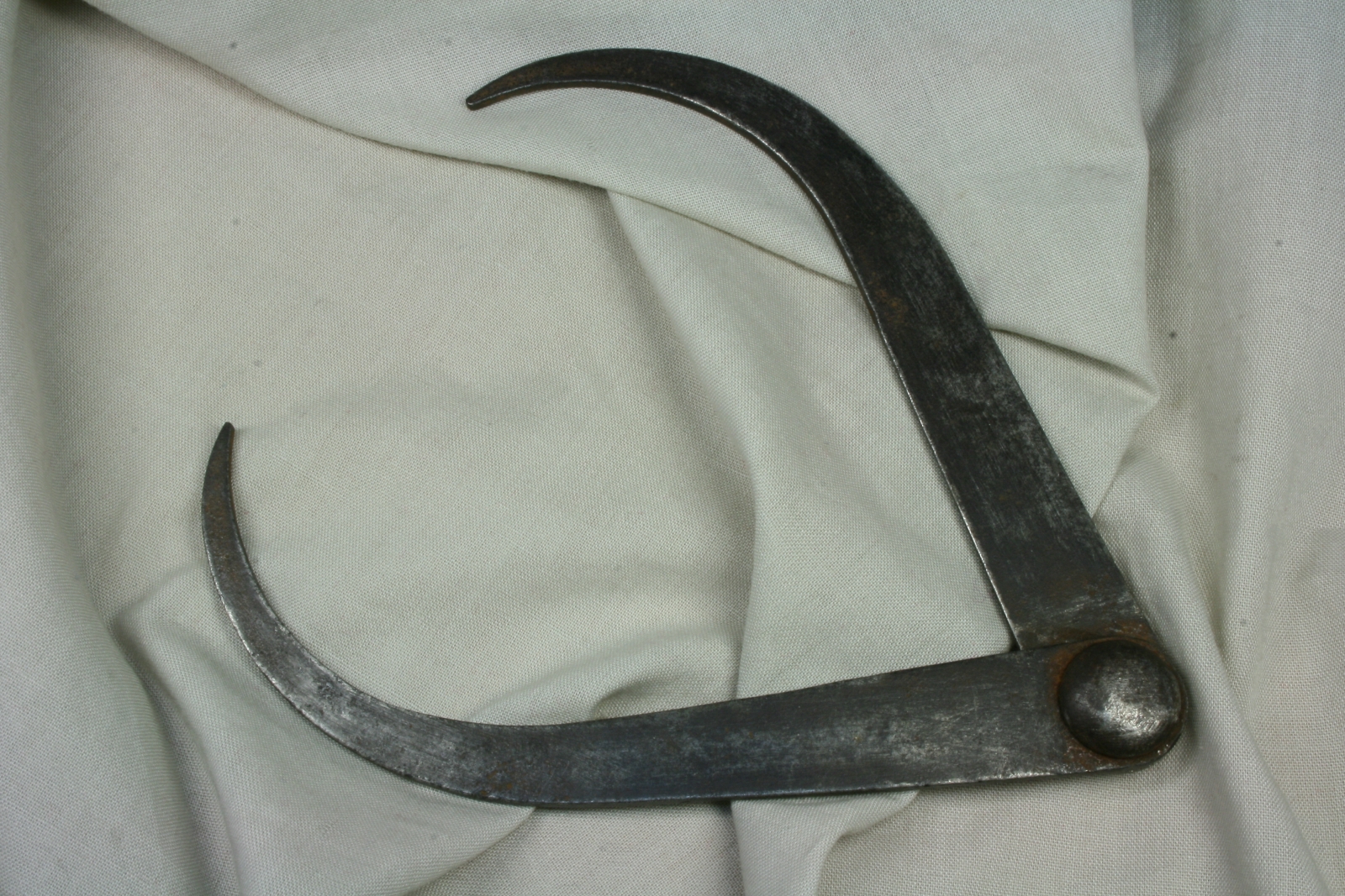 Antiques - COMPASS CURVED TIPS. COMPASS WORKSHOP. S.XIX