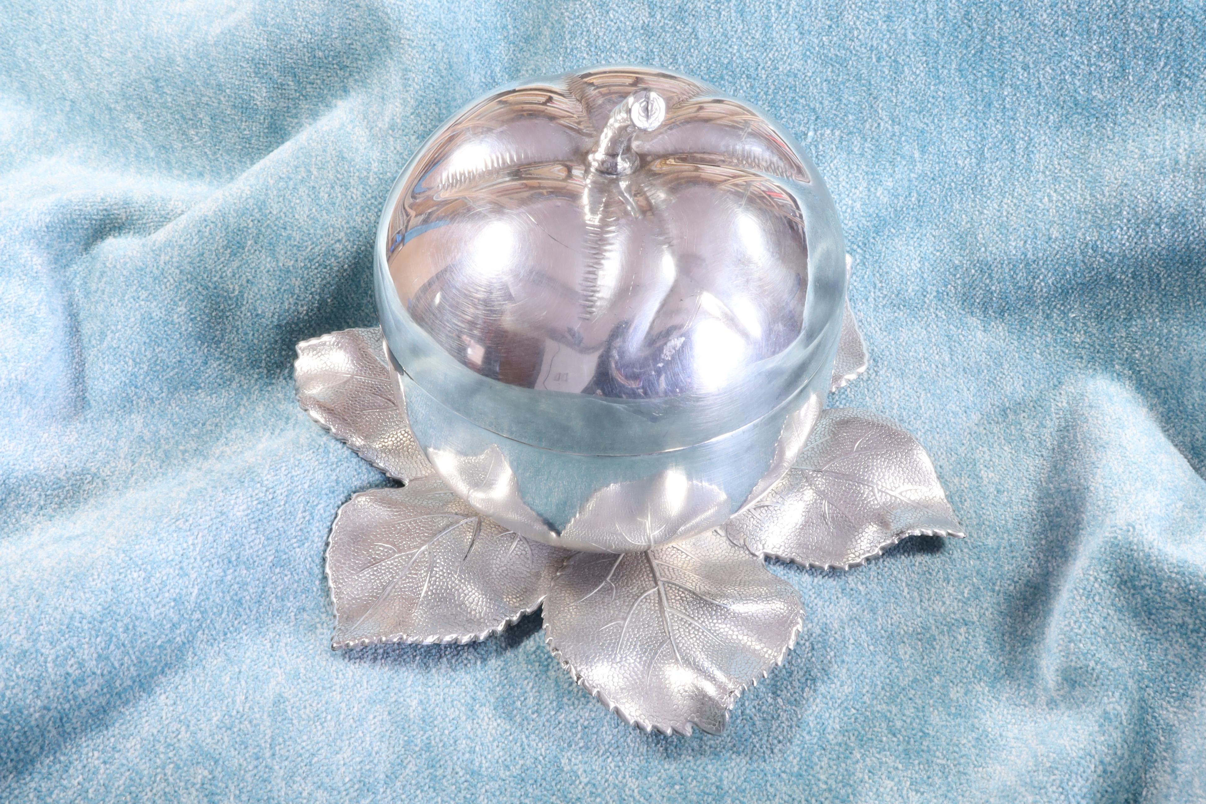 Antiques of sugarcandy box meneses apple with leaves