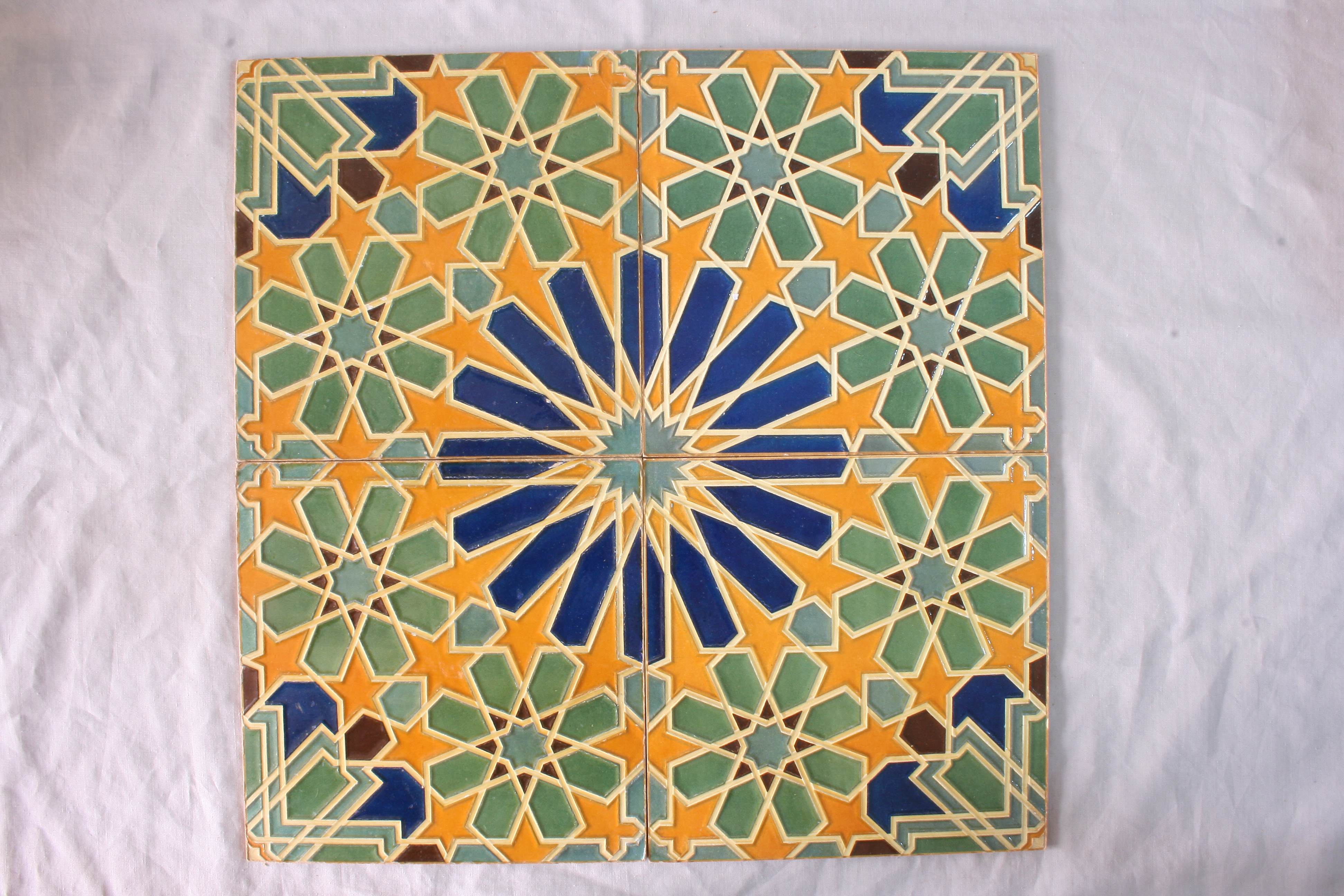 Antiguedades - AZULEJOS HISPANOÁRABES CARTÓN PIEDRA. HERMENEGILDO MIRALLES.