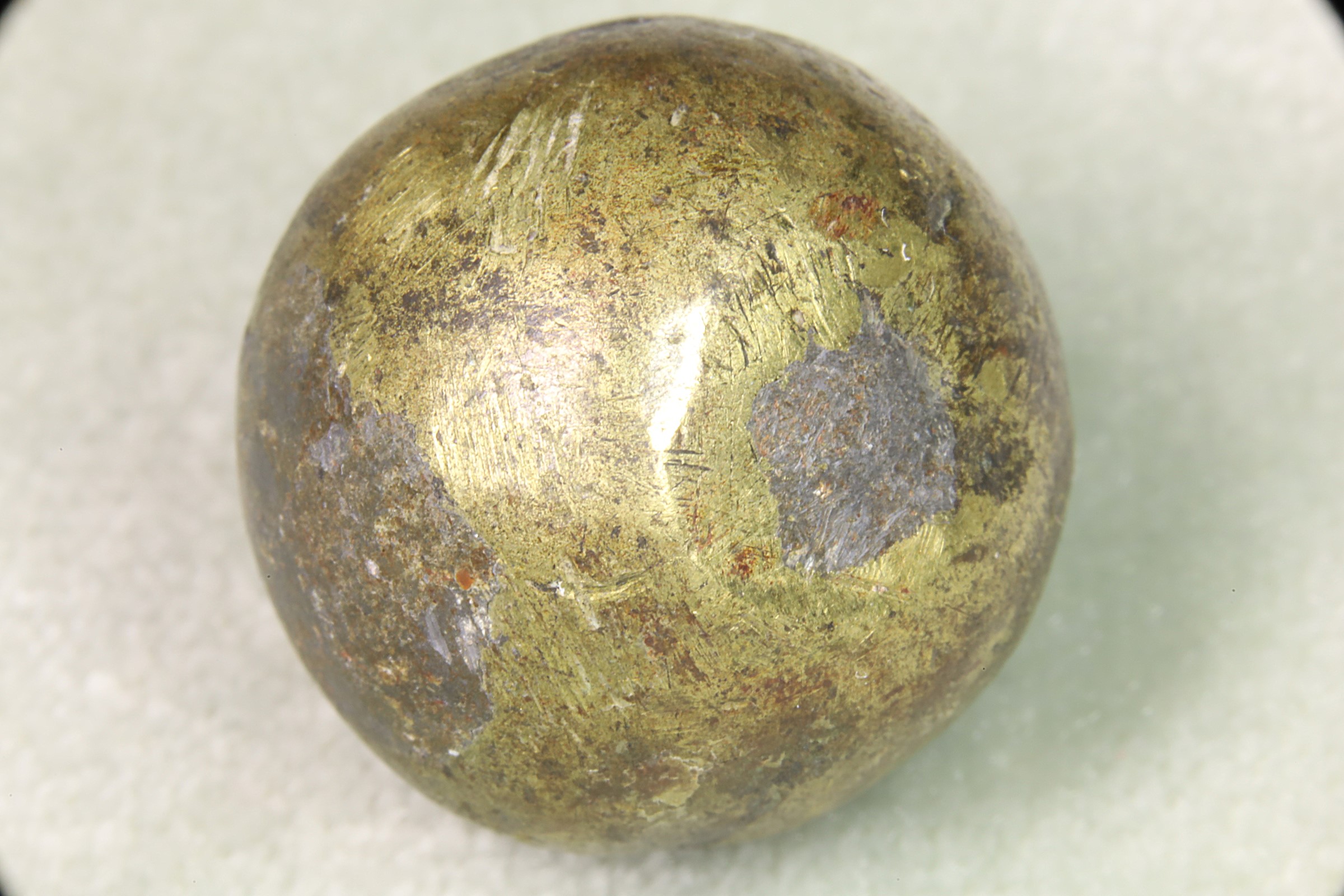 Antiques - BRONZE MARBLE BALL. MINIATURE. S.XIX