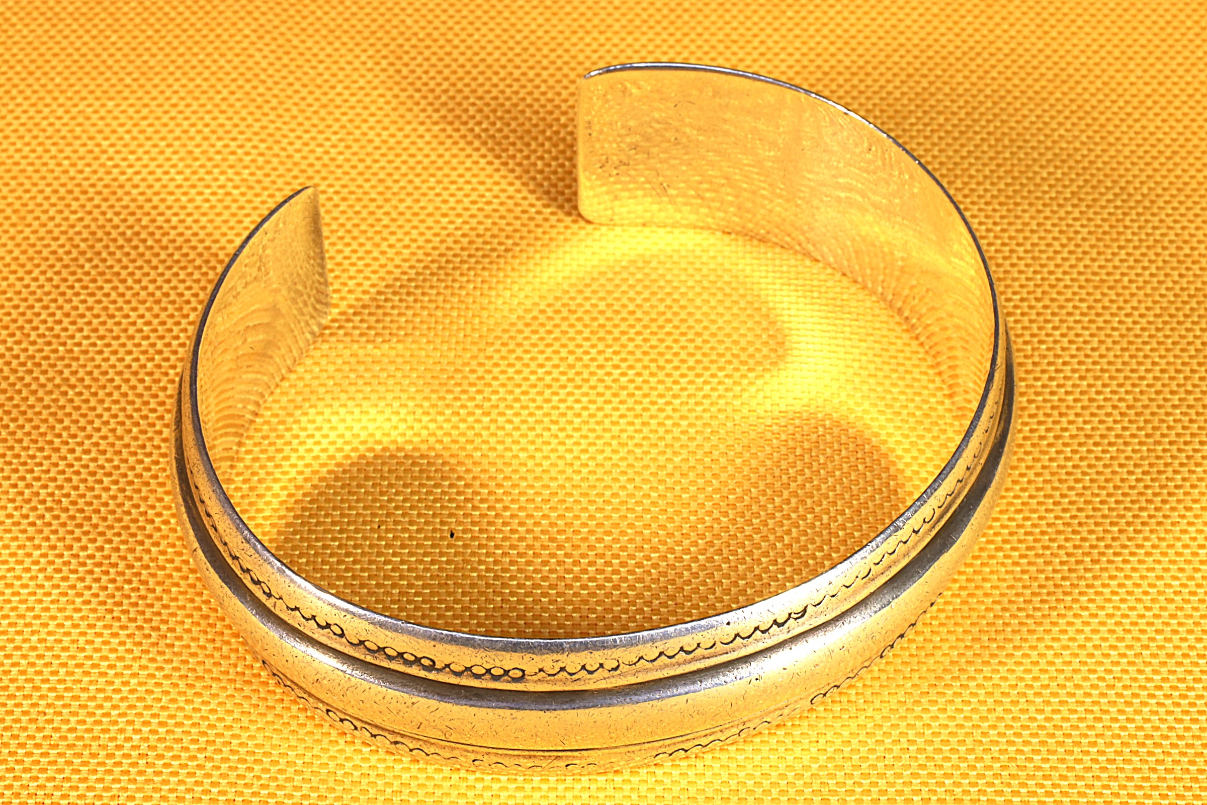 Antiques of solid silver bracelet egyptian