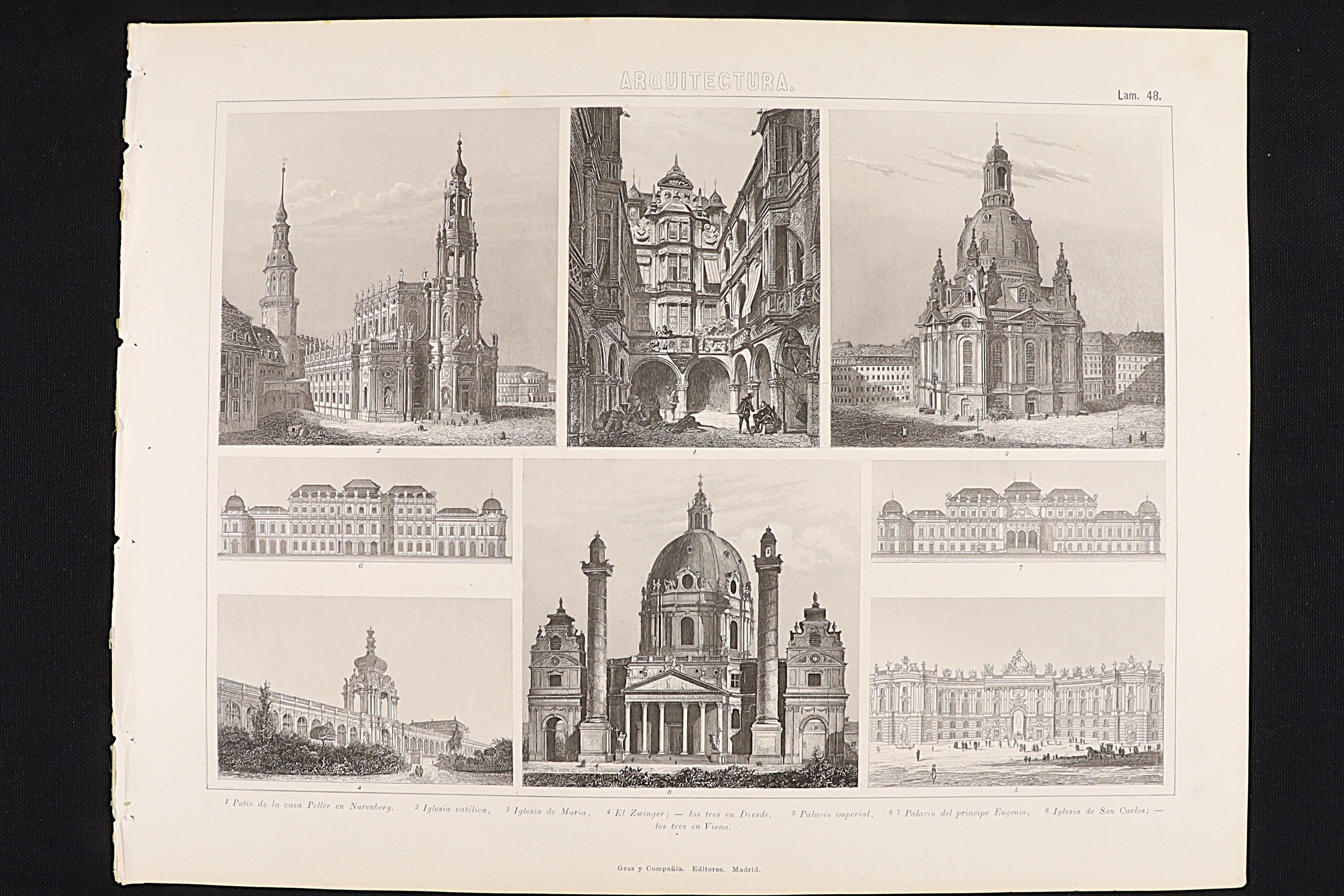 Antiguedades de architecture engraving 48 dresden vienna nuremberg