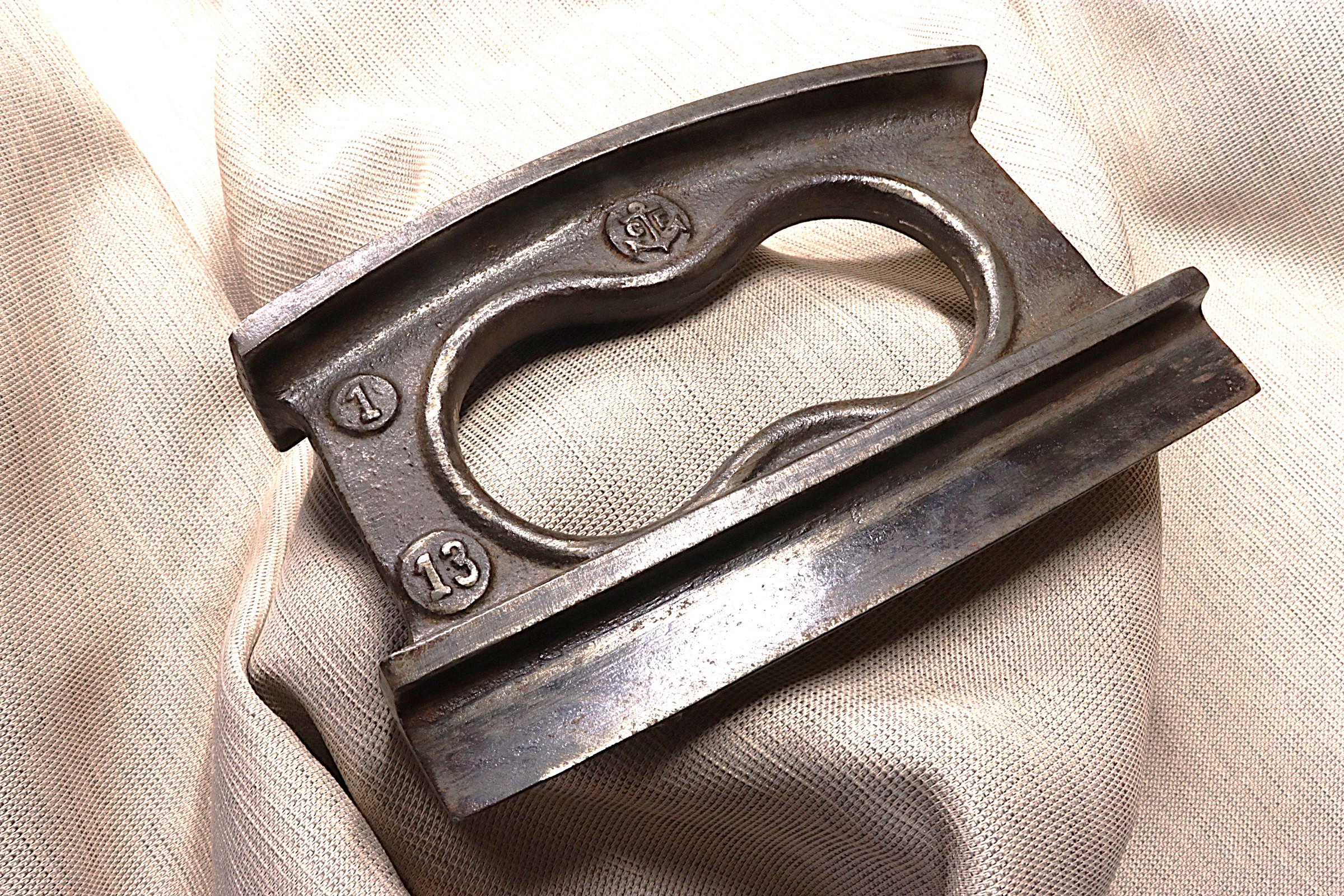 Antiques - STUCCO TOOL, PLASTERER. DOUBLE TROWEL. PROFILER