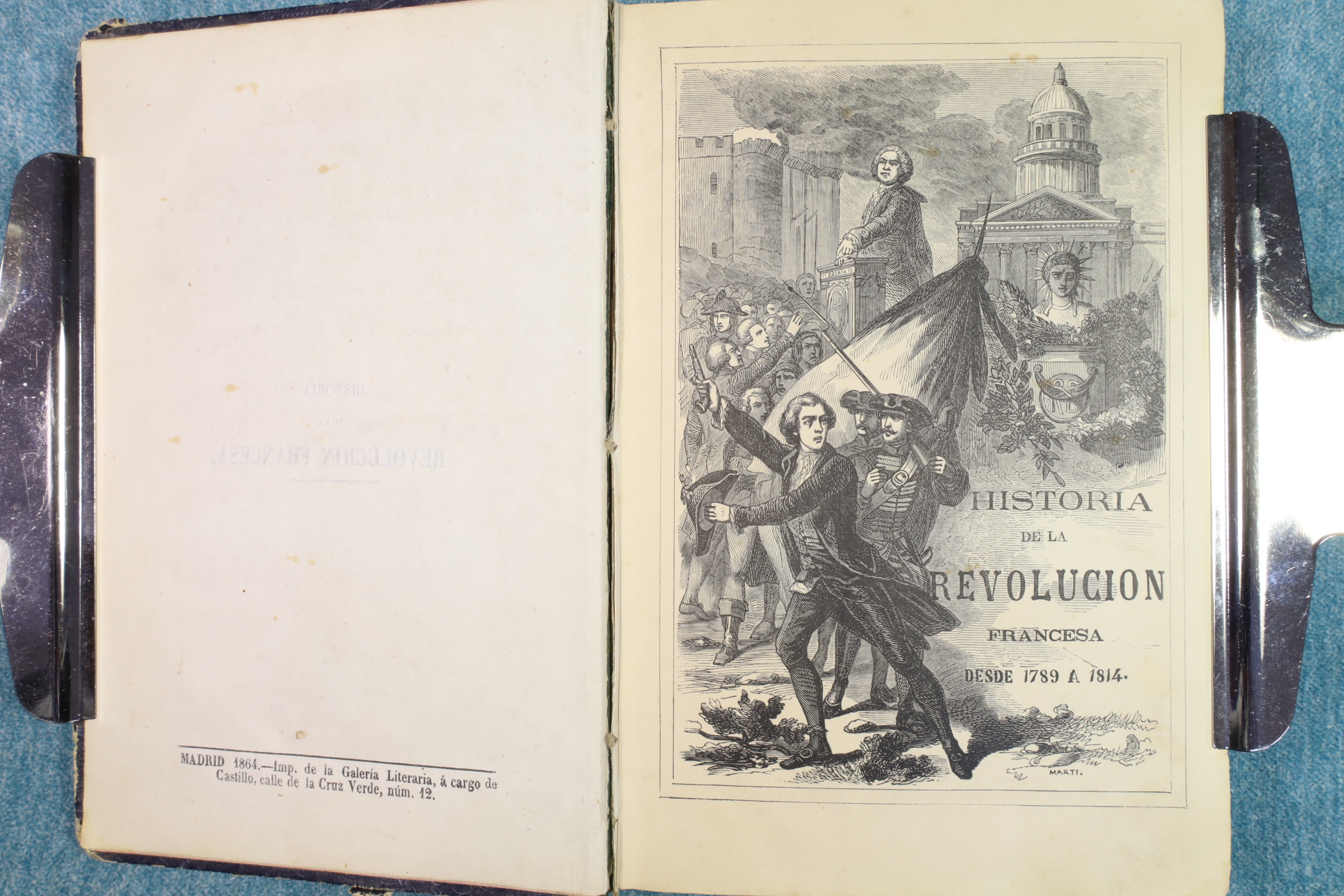 Antiguedades de history of the french revolution two volumes minget
