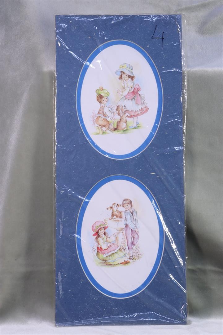 Antiguedades - LÁMINA DOBLE NIÑOS. PRECINTADO. (T)