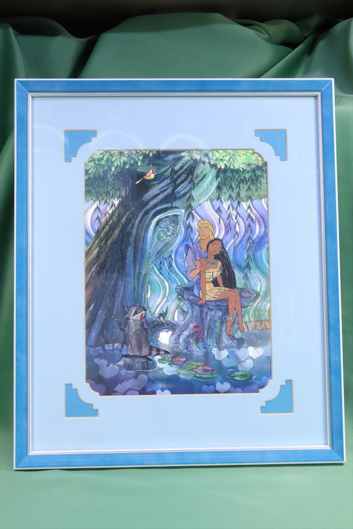 Antiguedades - LÁMINA DUFEX POCAHONTAS. DISNEY ORIGINAL. (T)