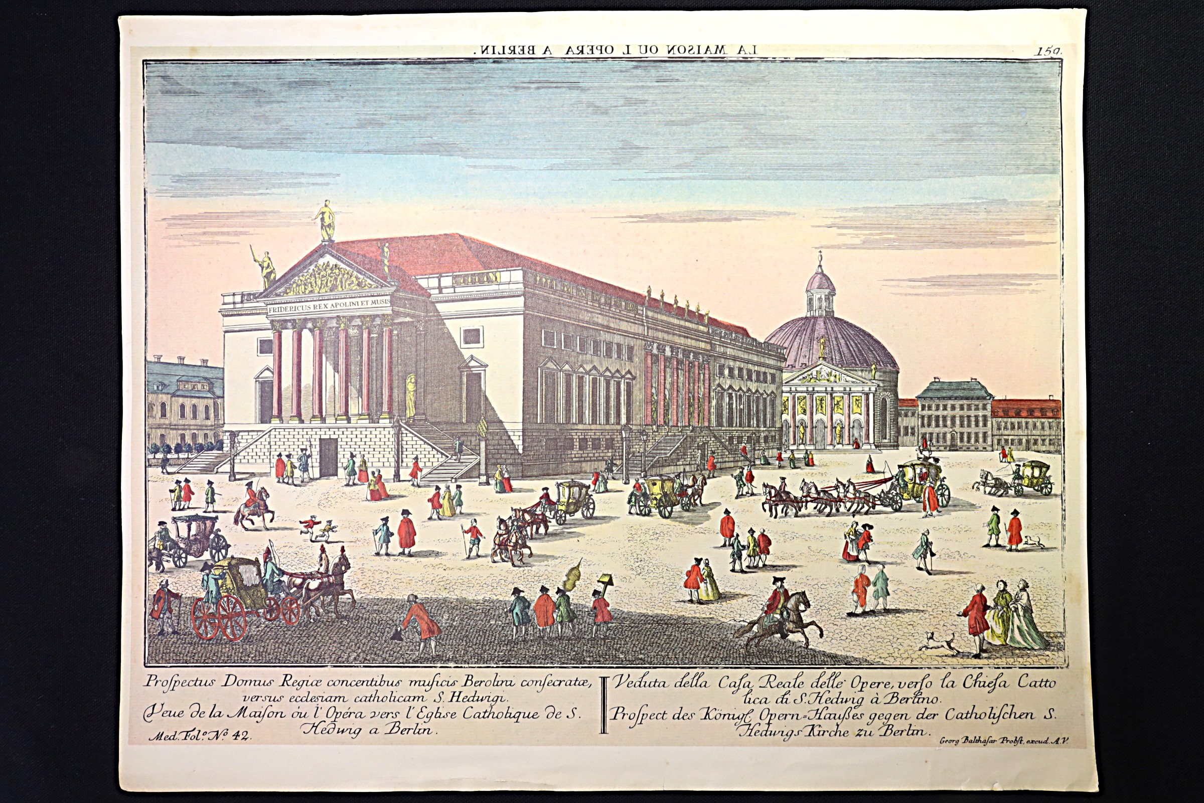 Antiguedades de lamina la casa o la opera de berlin