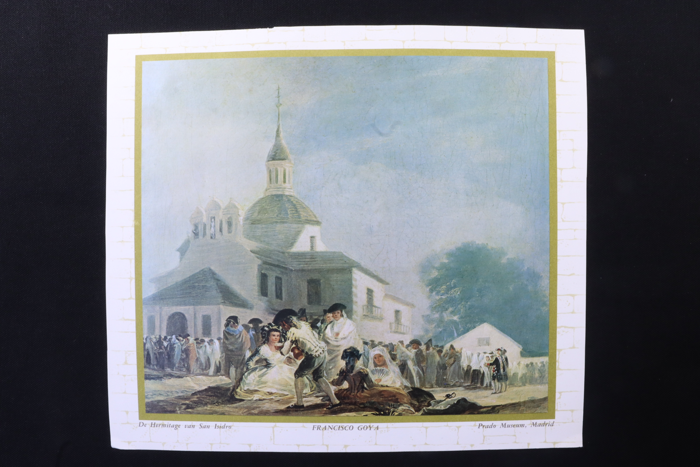 Antiguedades de print the hermitage of san isidro madrid goya