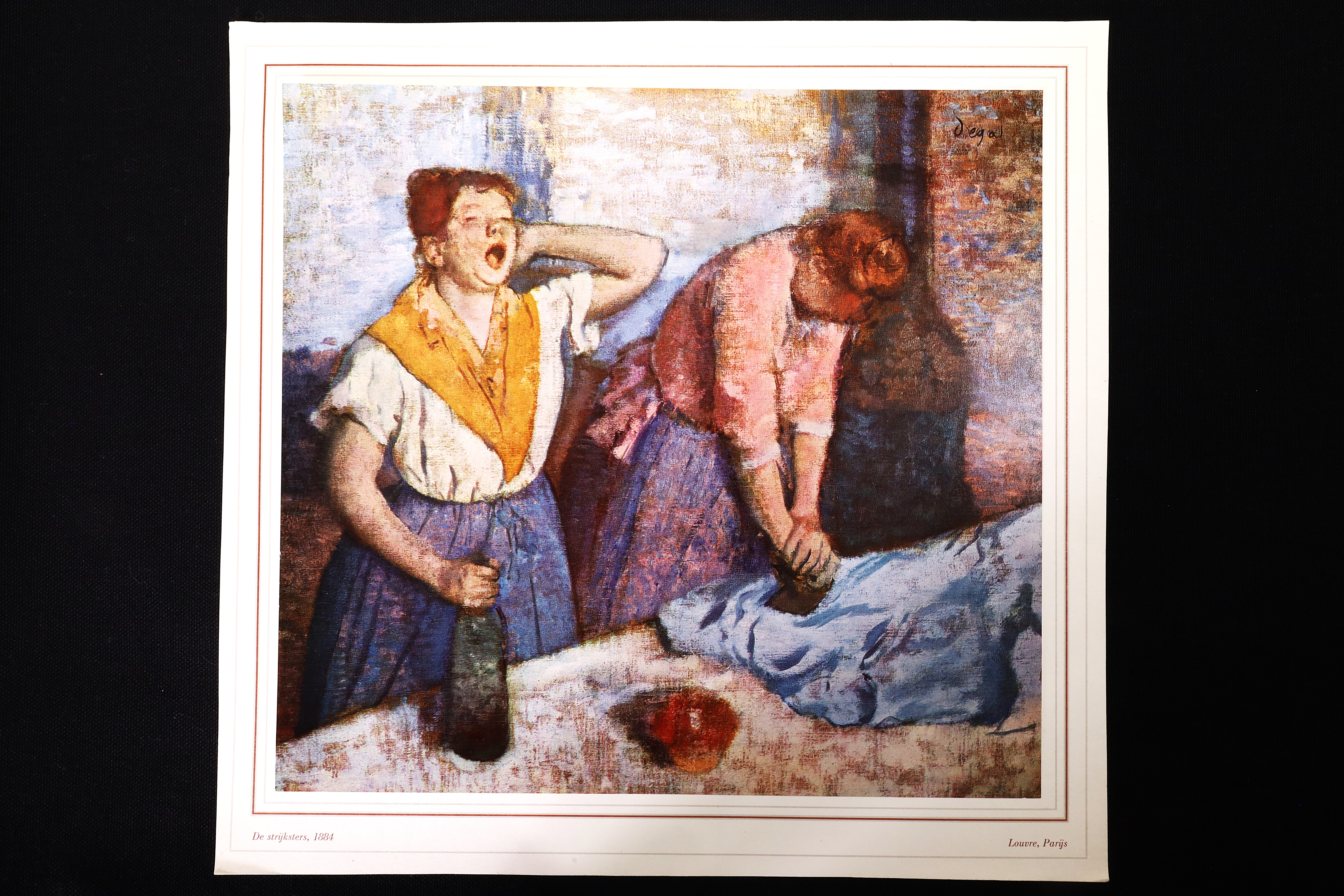Antiques - PRINT ''THE IRONERS'' BY EDGAR DEGAS.