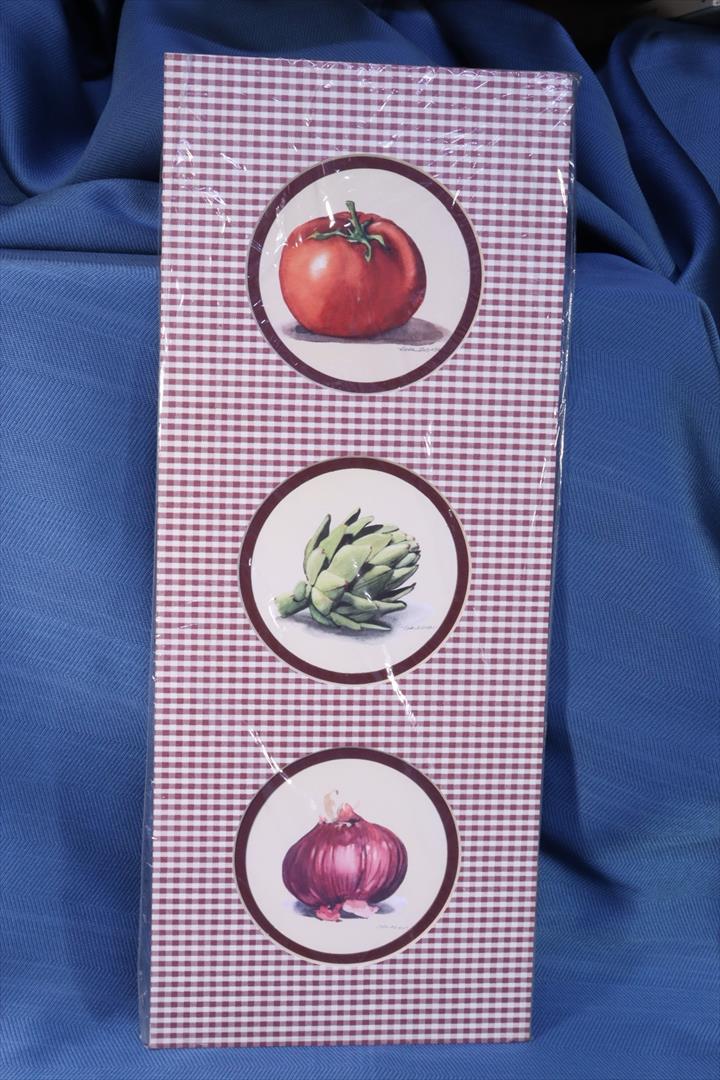 Antiguedades - LÁMINA TRIPLE VERDURAS. PRECINTADO. (T)