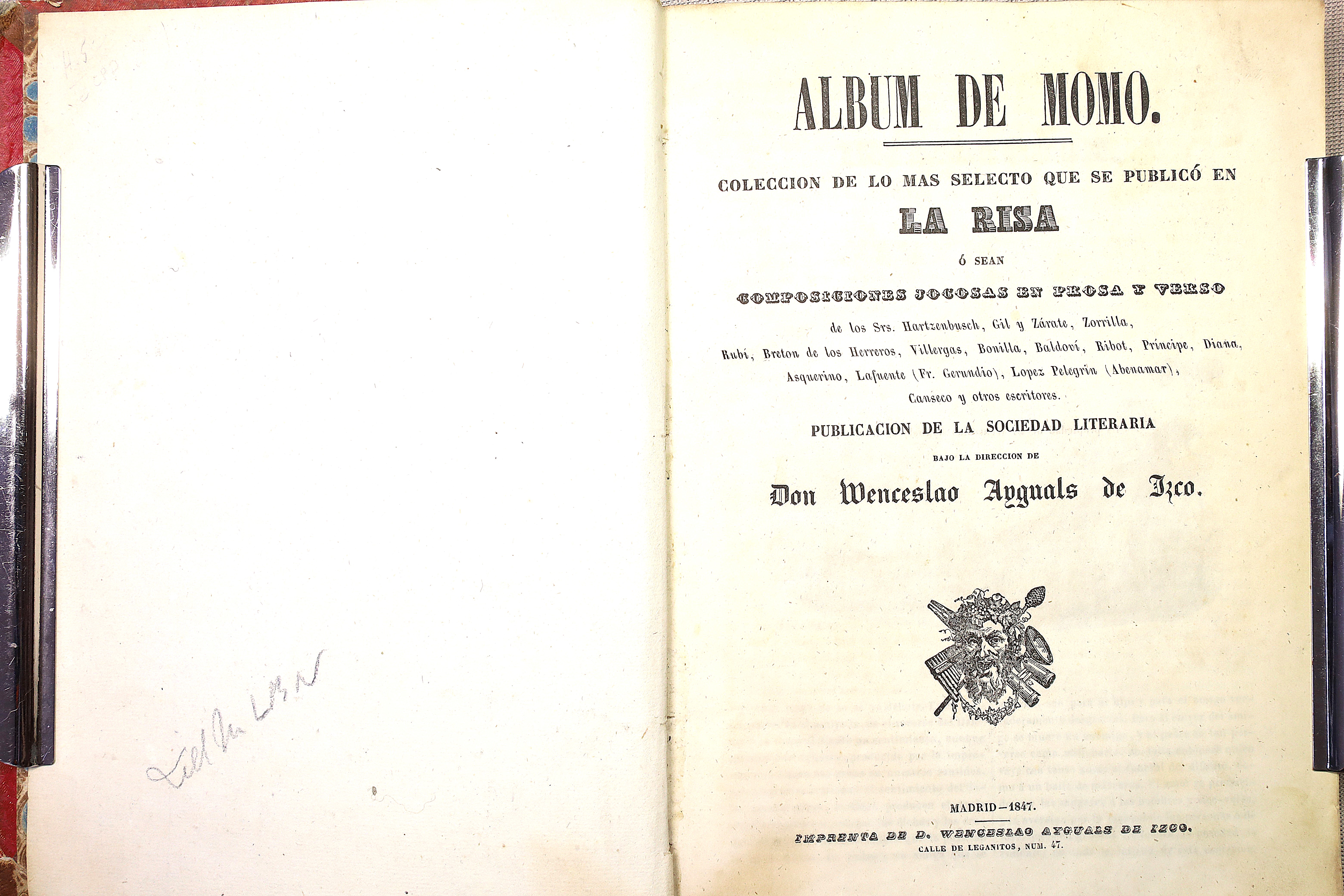 Antiguedades - LIBRO ÁLBUM DE MOMO. WENCESLAO AYGUALS. 