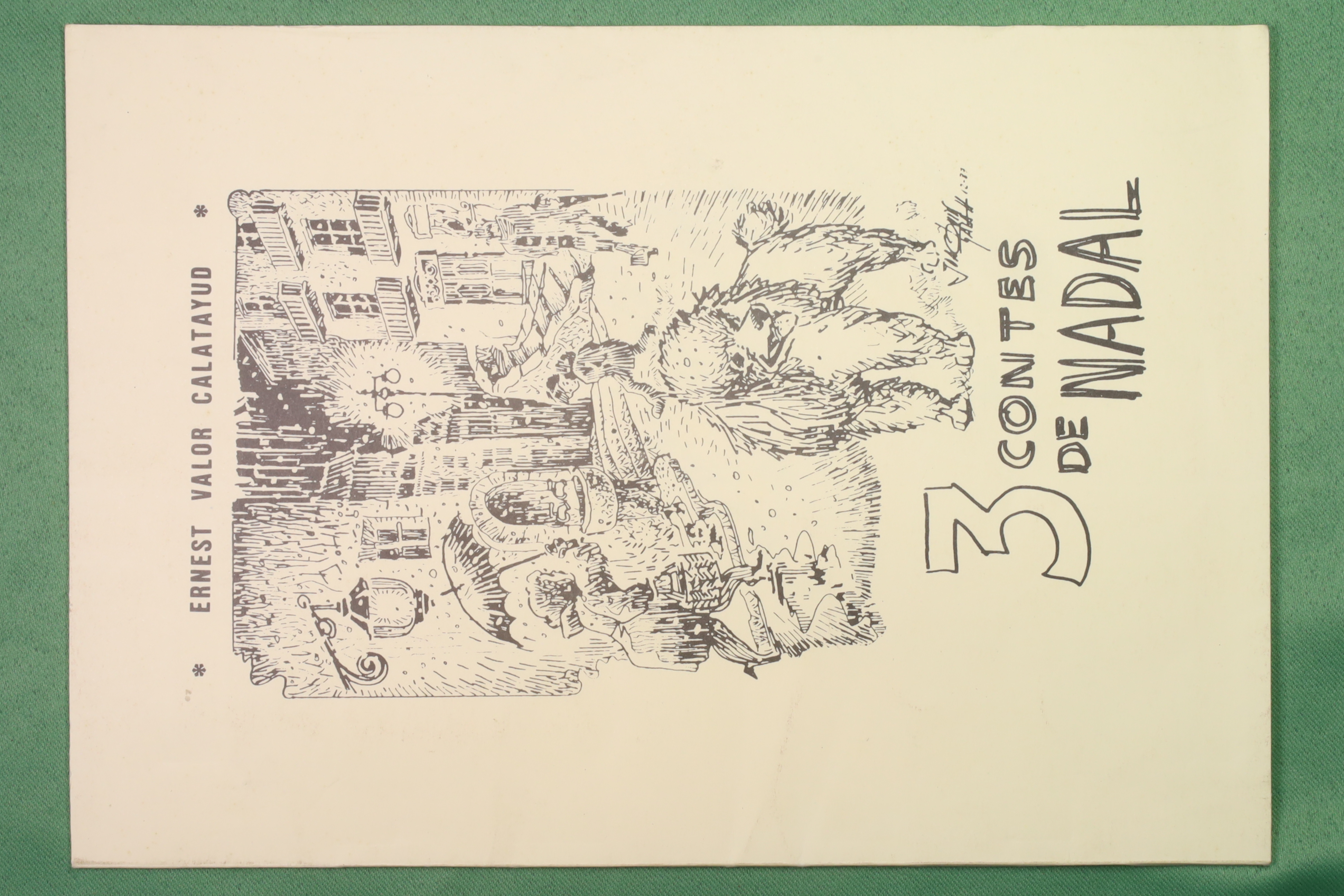 Antiguedades de libro contes de nadal firmado ernest valor calatayud