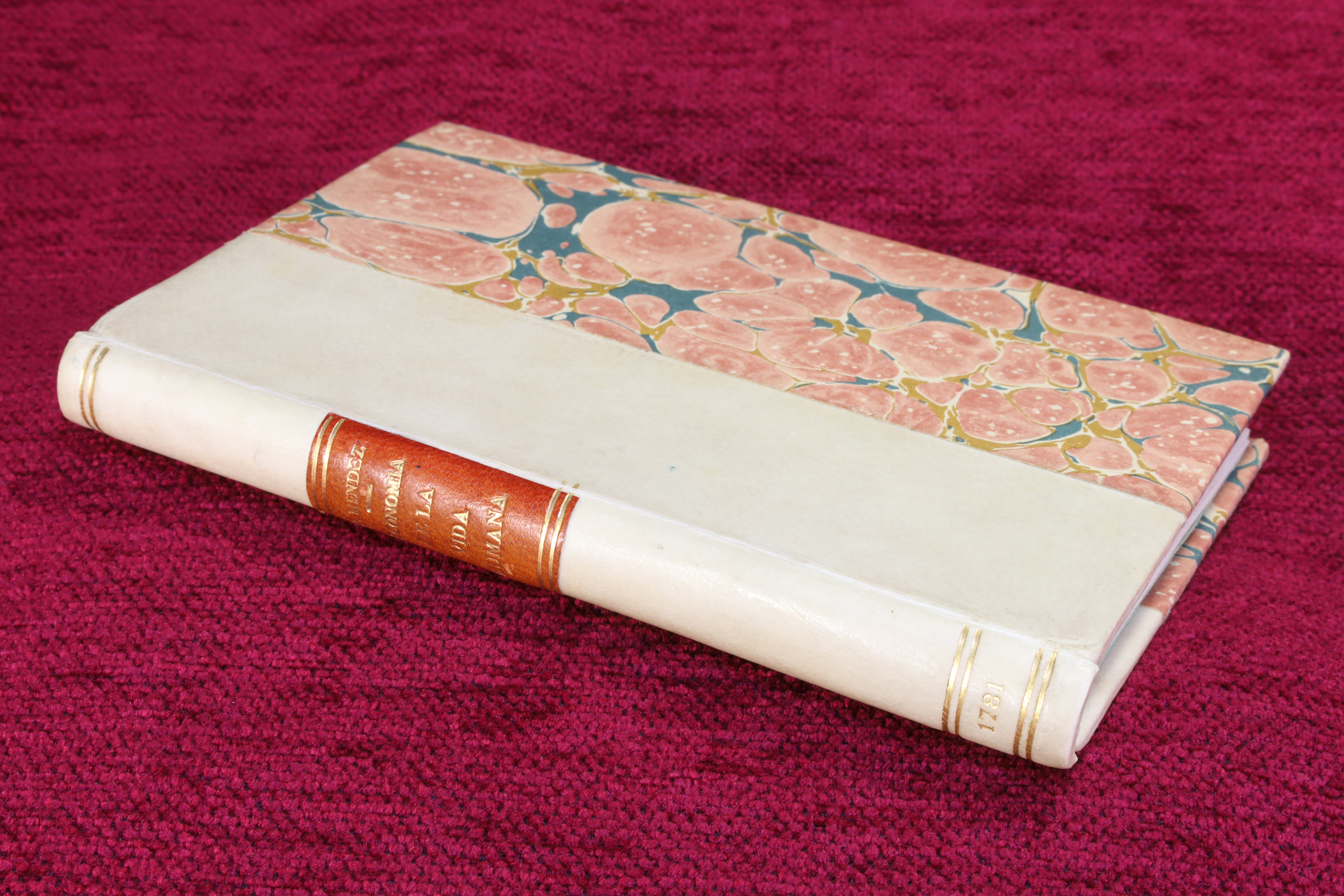 Antiguedades - LIBRO ECONOMÍA DE LA VIDA HUMANA. 1781