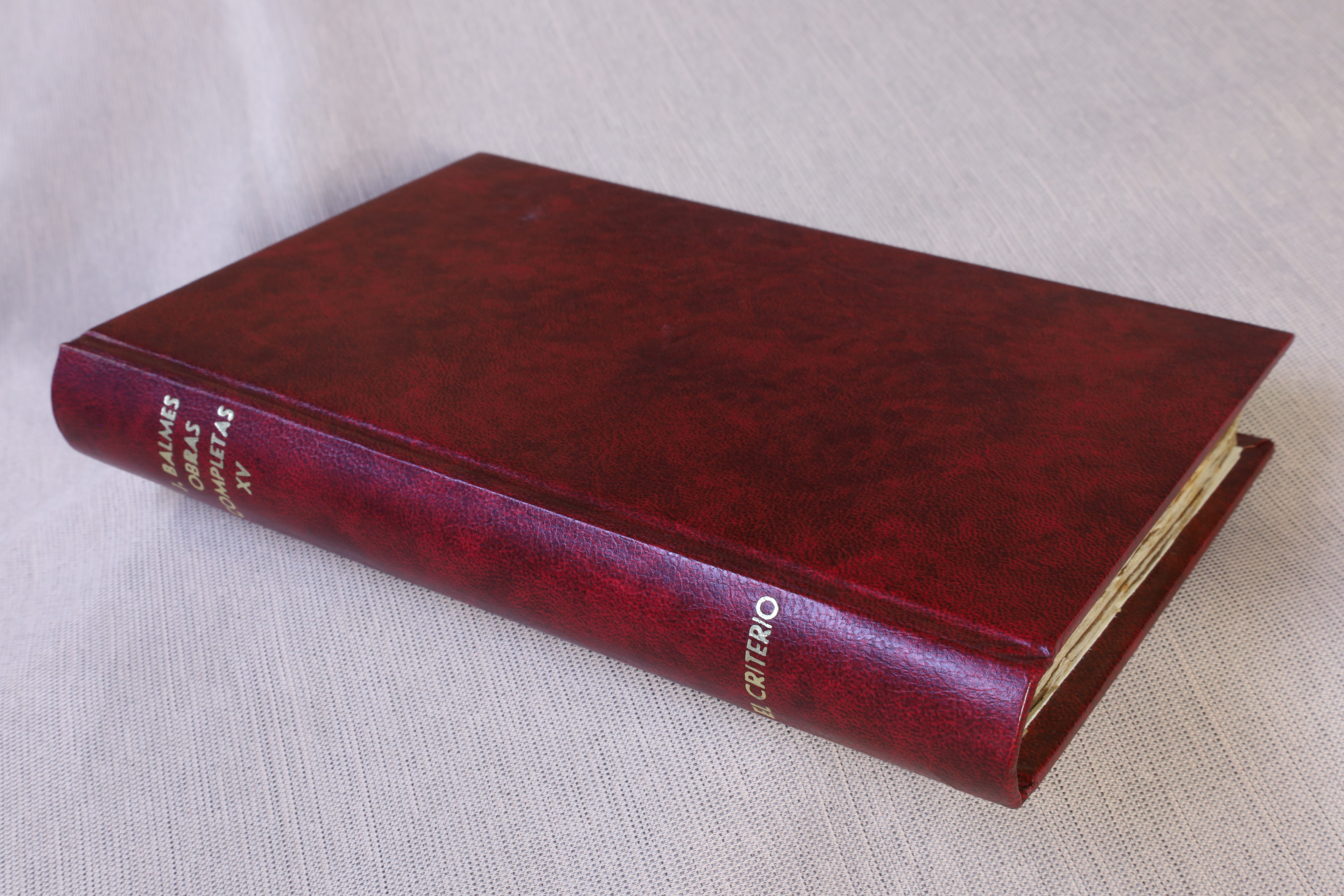 Antiques - BOOK EL CRITERIO DE JAIME BALMES. 1940