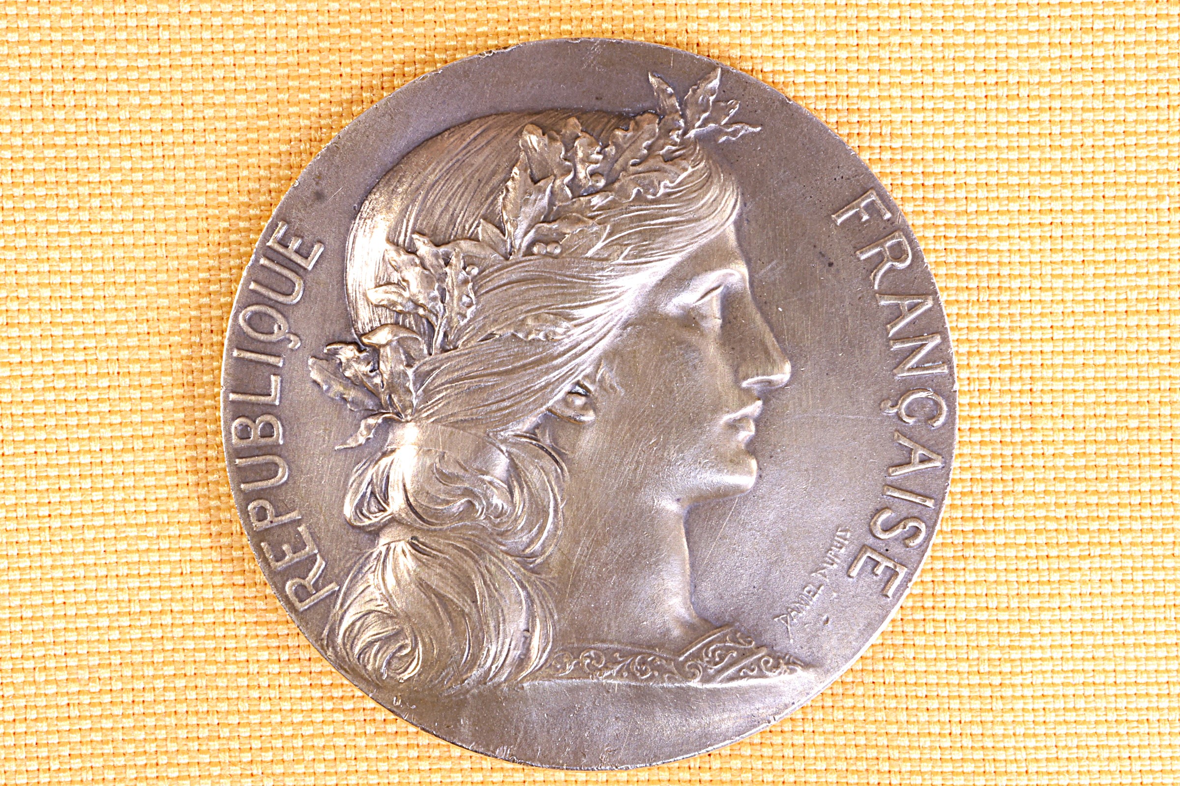 Antiques of republique française medal prix de tir daniel dupuis