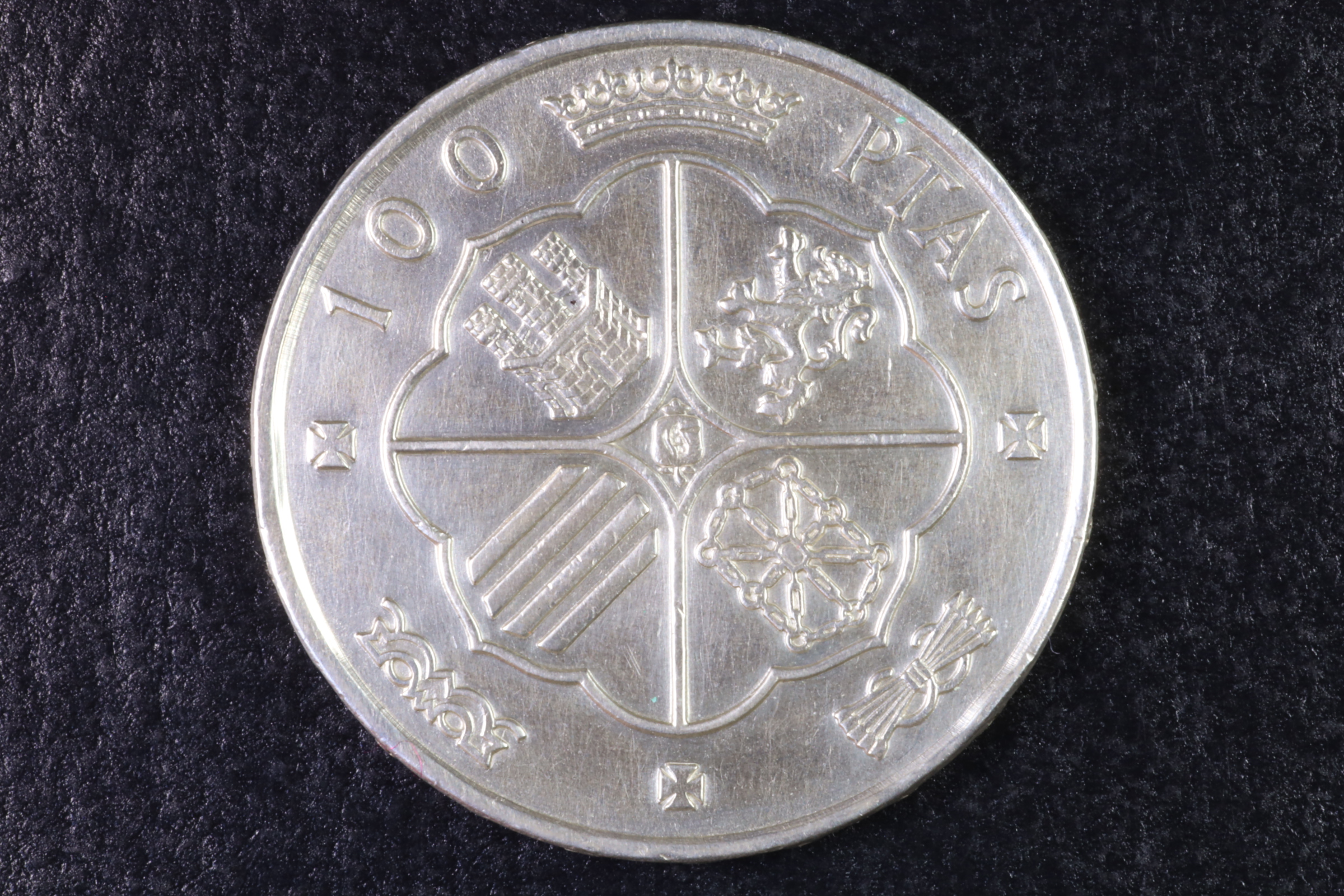 Antiguedades de 100 pesetas franc coin 1966 66 3 vf