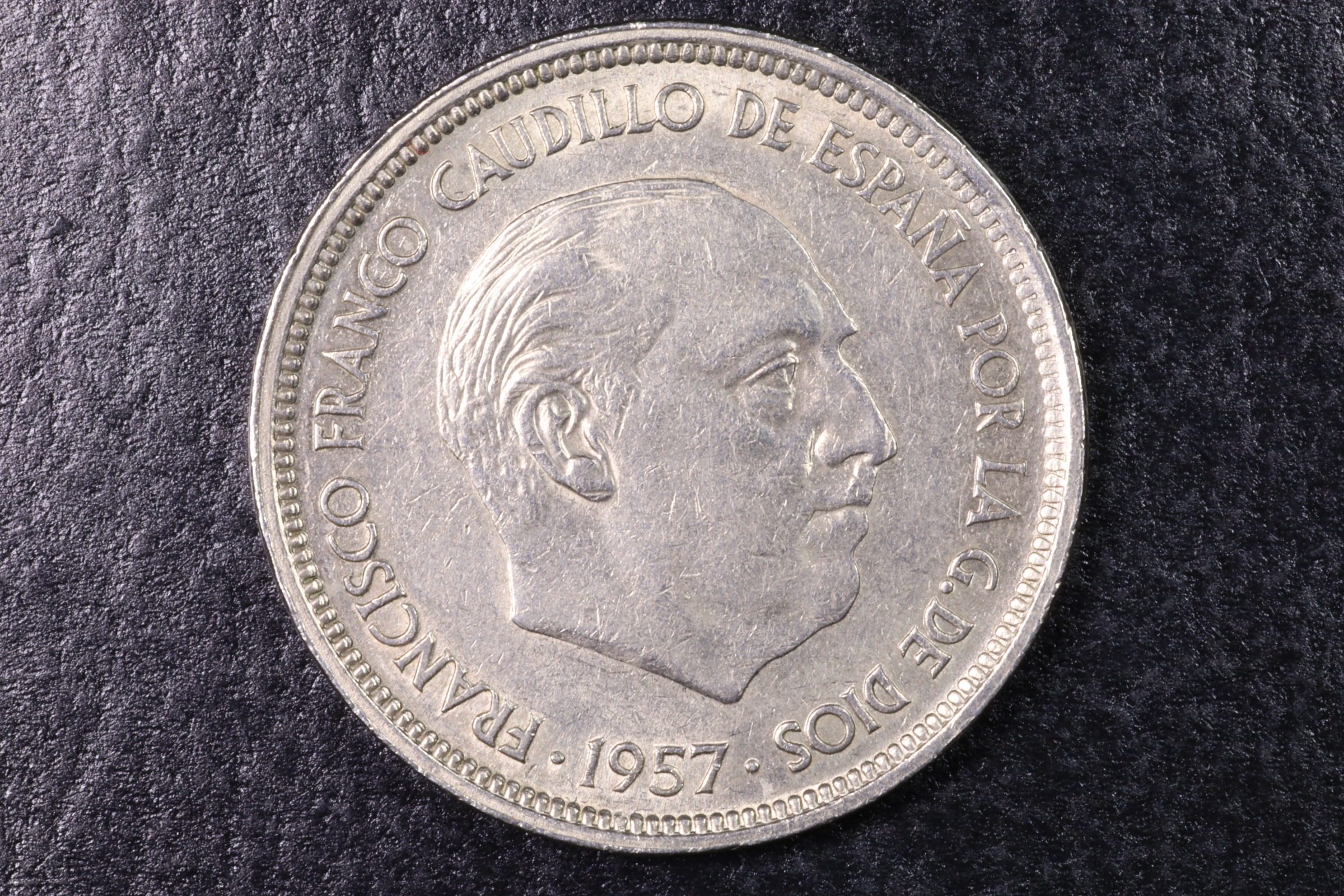 Antiguedades - MONEDA FRANCO 50 PESETAS 1957 *58 - BC