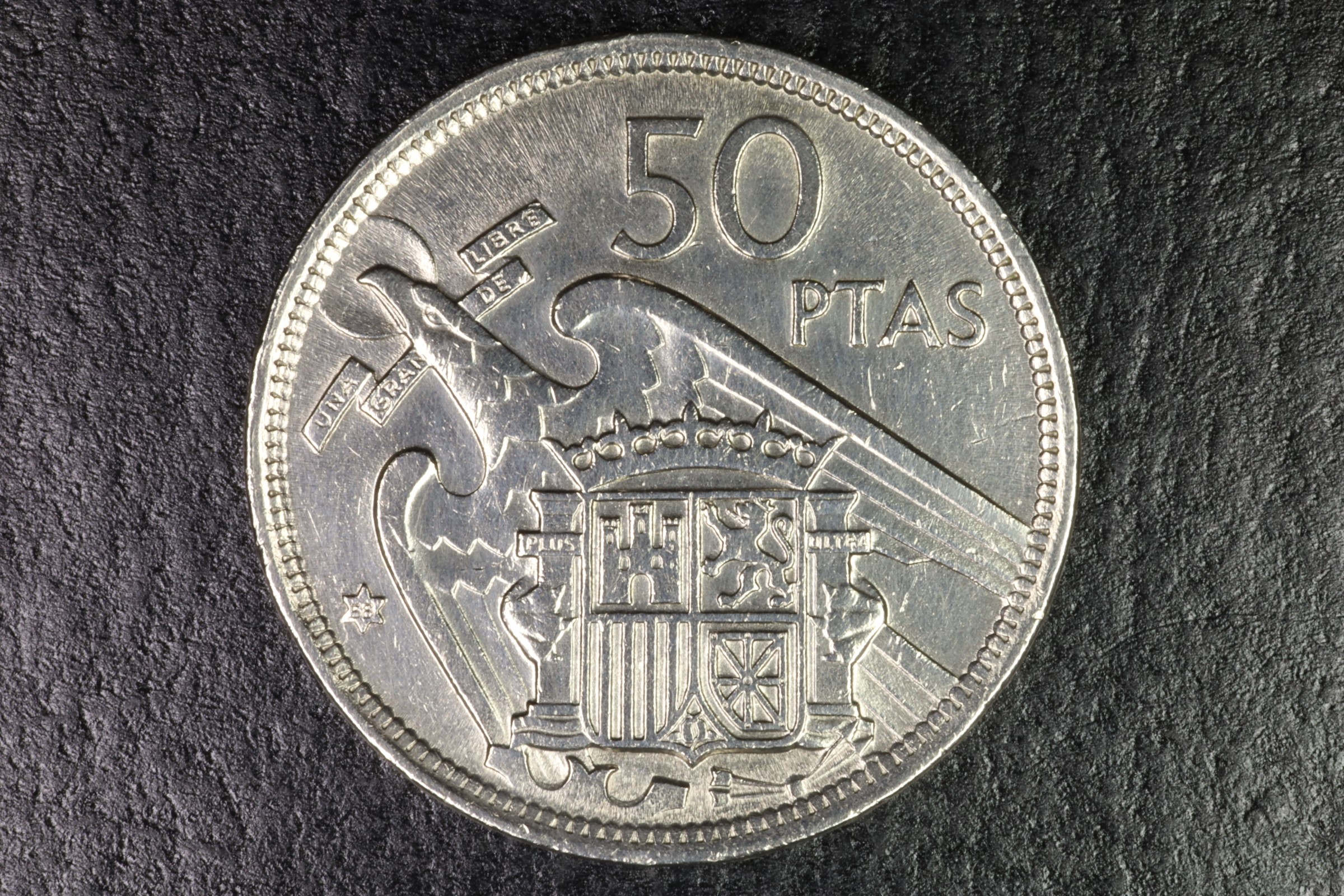 Antiguedades - MONEDA FRANCO 50 PESETAS 1957 *58 - BC 