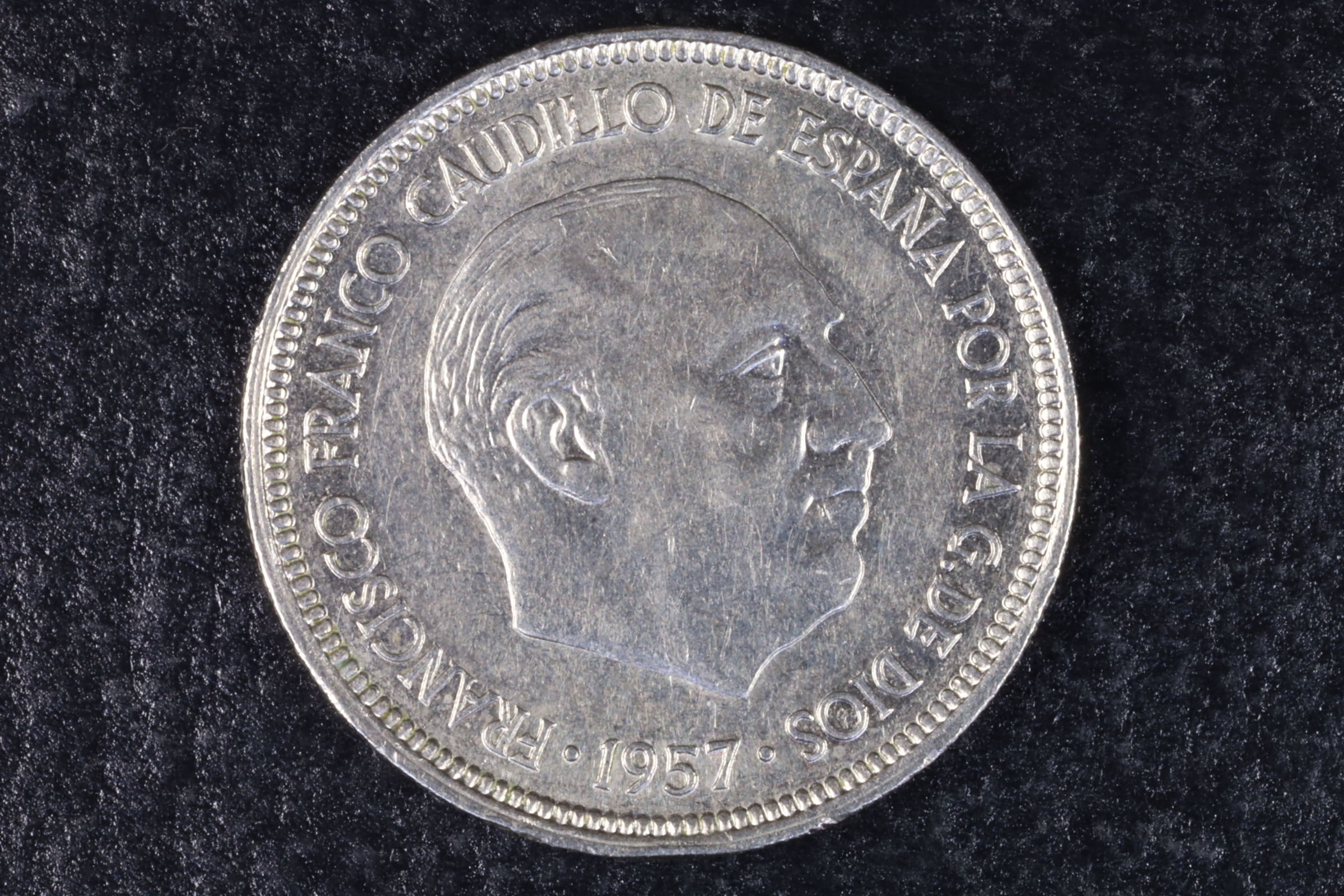 Antiques - FRANC COIN 5 PESETAS. 1957 *75 - BC