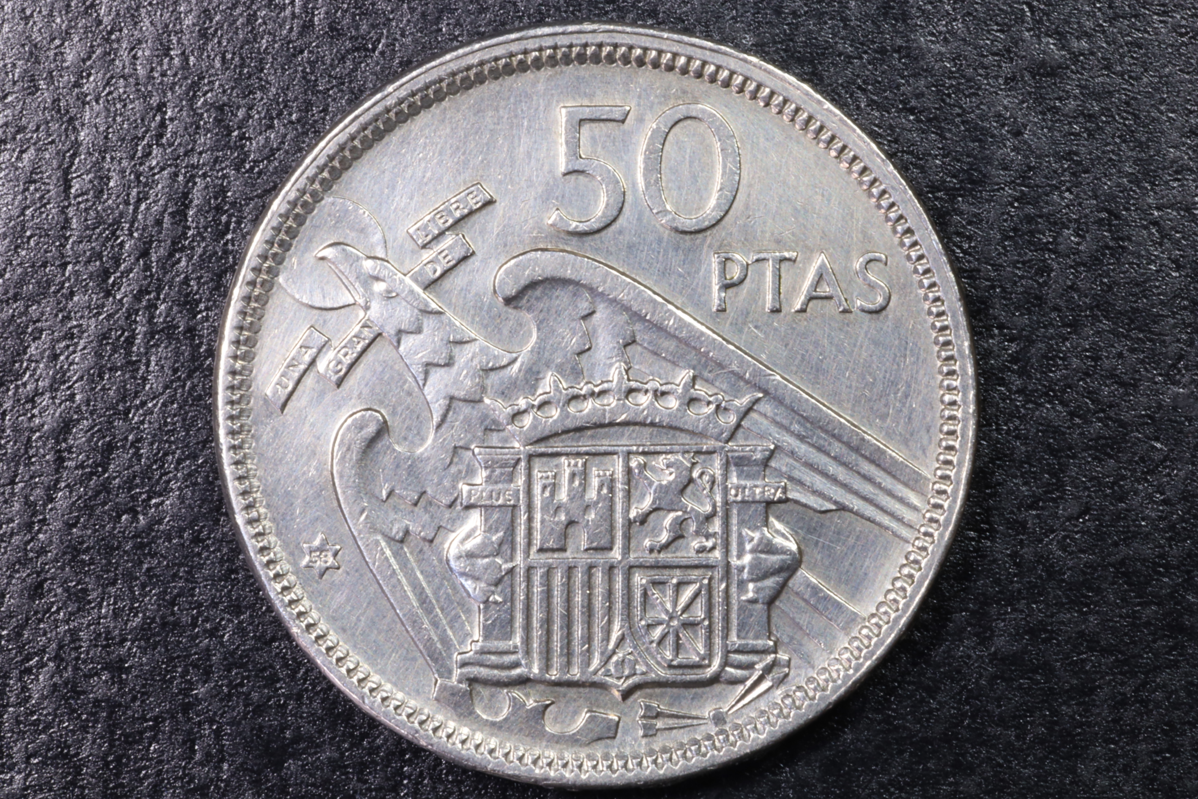 Antiguedades - MONEDA FRANCO 50 PESETAS 1957 *58 - EBC