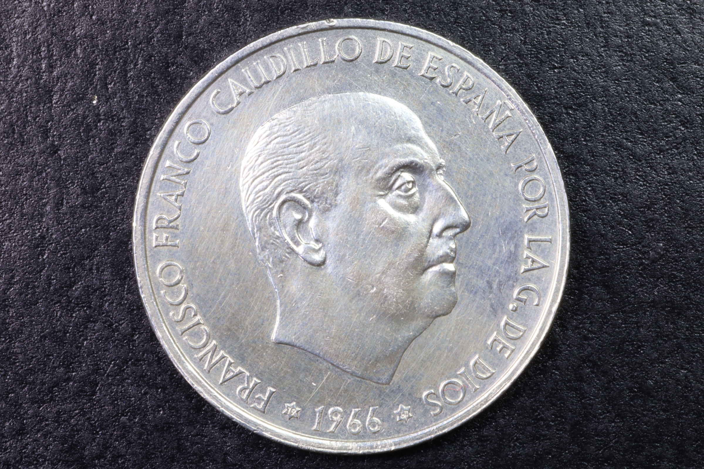 Antiguedades - MONEDA FRANCO 100 PESETAS 1966 *67 - SC 