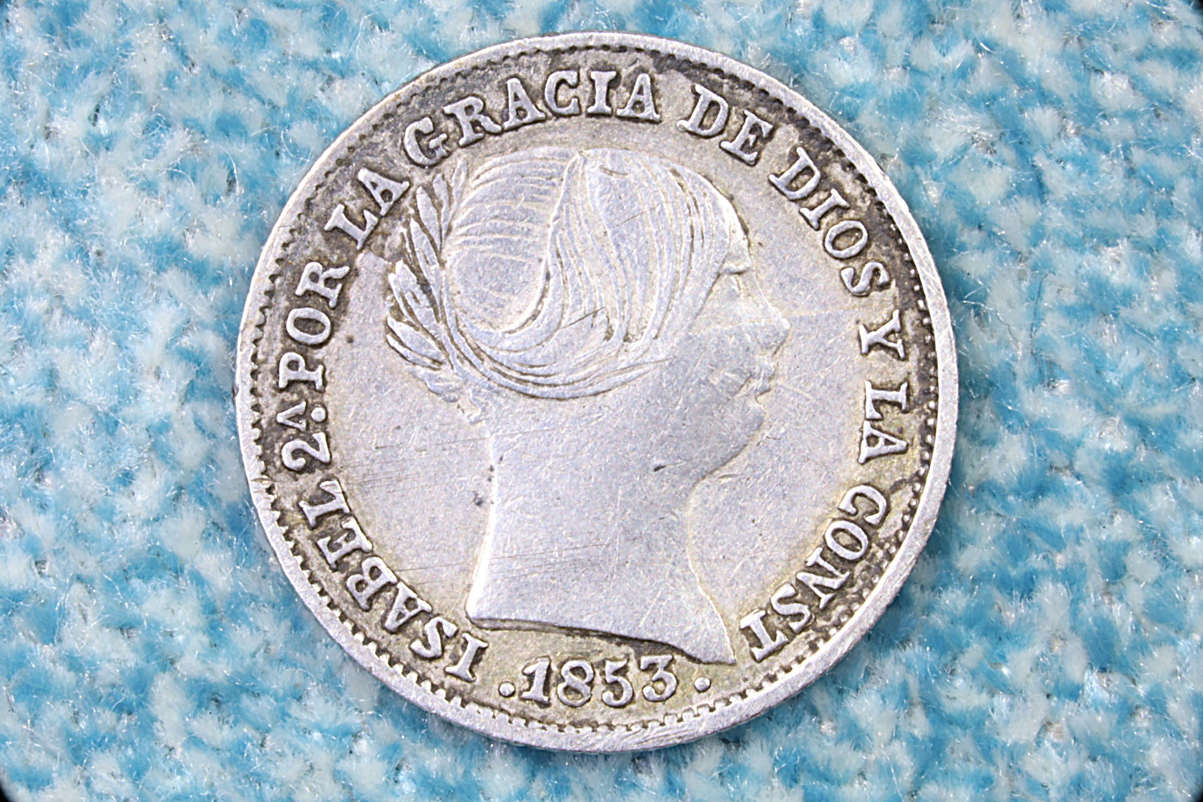 Antiques of elizabeth ii coin 1 real 1853 – bc