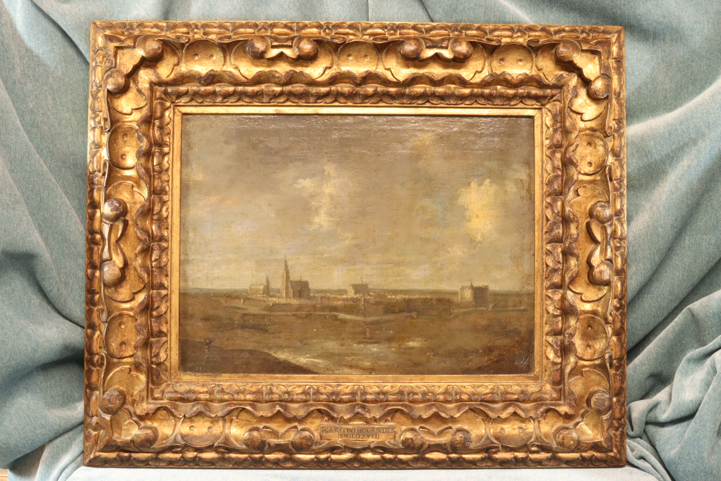 Antiguedades - ÓLEO SOBRE LIENZO DE MEDEMBLIK. HOLANDA. S.XVII
