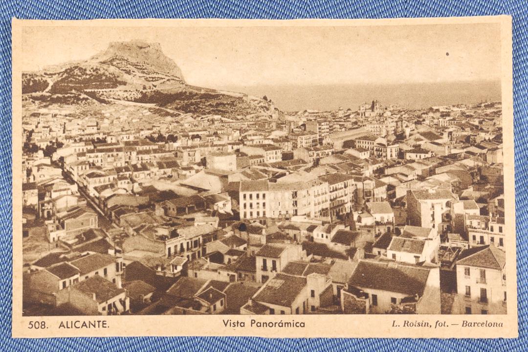 Antiguedades - POSTAL ALICANTE VISTA PANORÁMICA. 508. (T)