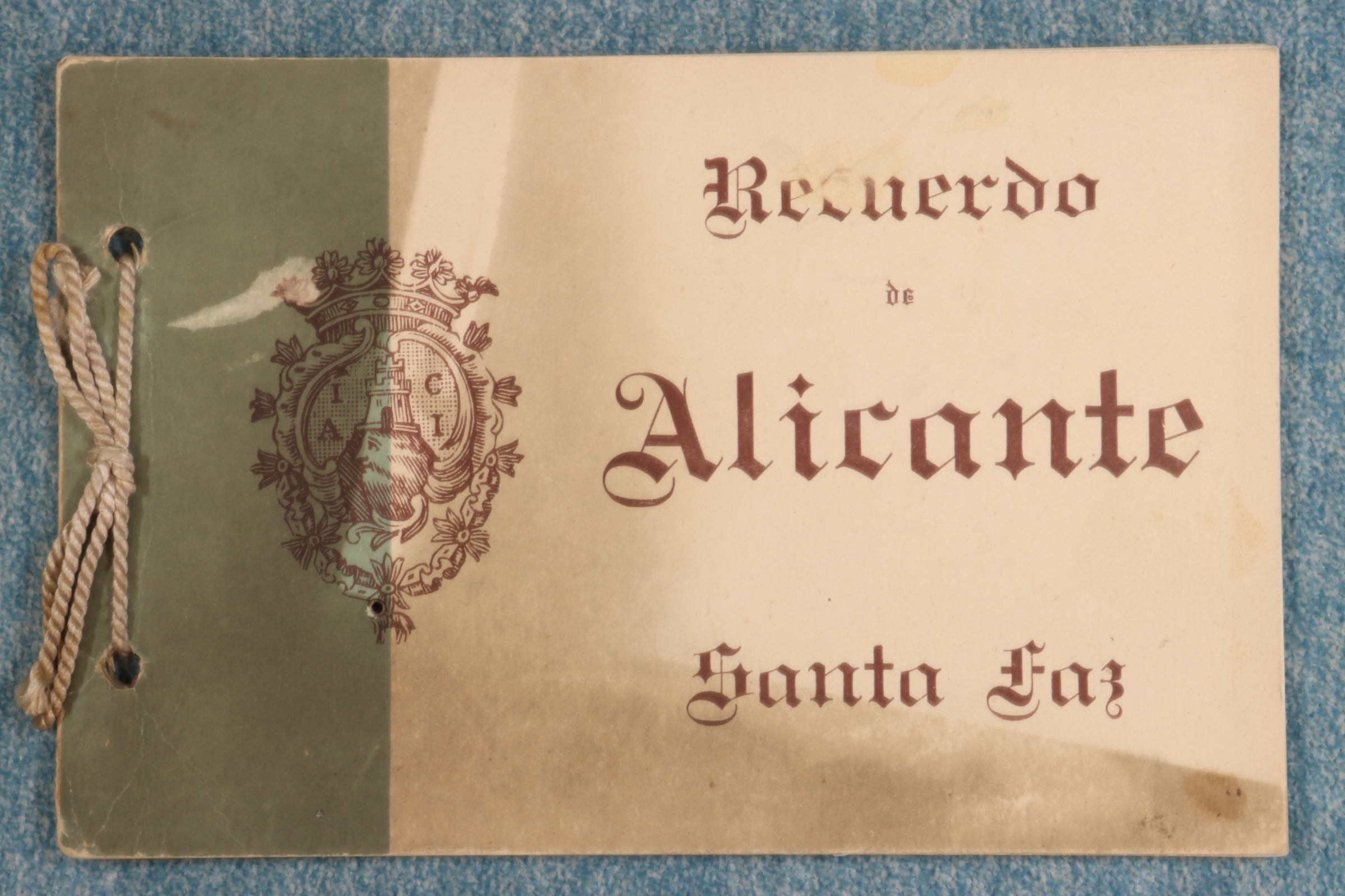 Antiguedades - RECUERDO DE ALICANTE. ÁLBUM FOTOGRÁFICO. SANTA FAZ.