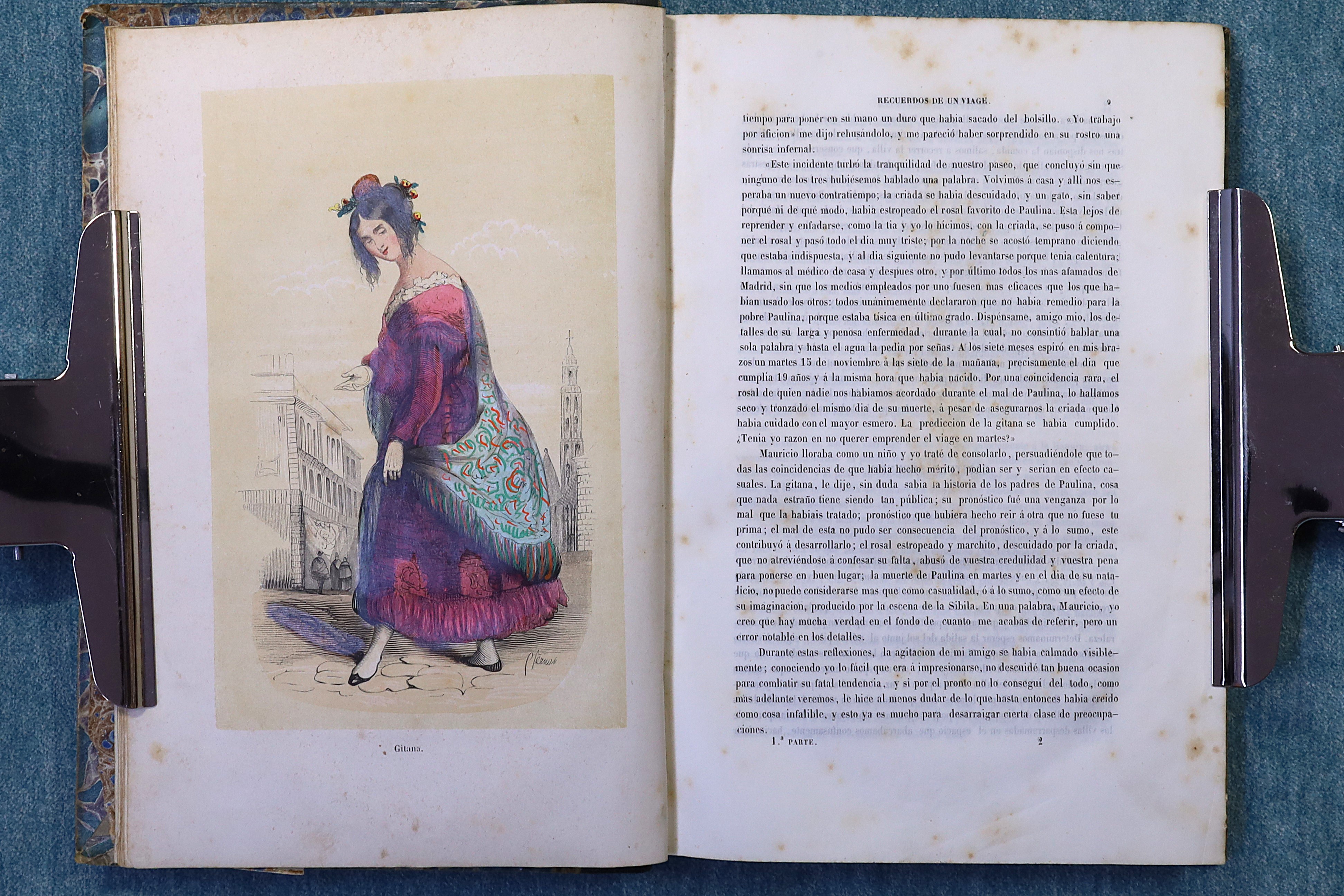 Antiguedades de memories of a journey through spain six parts in three volumes 1849