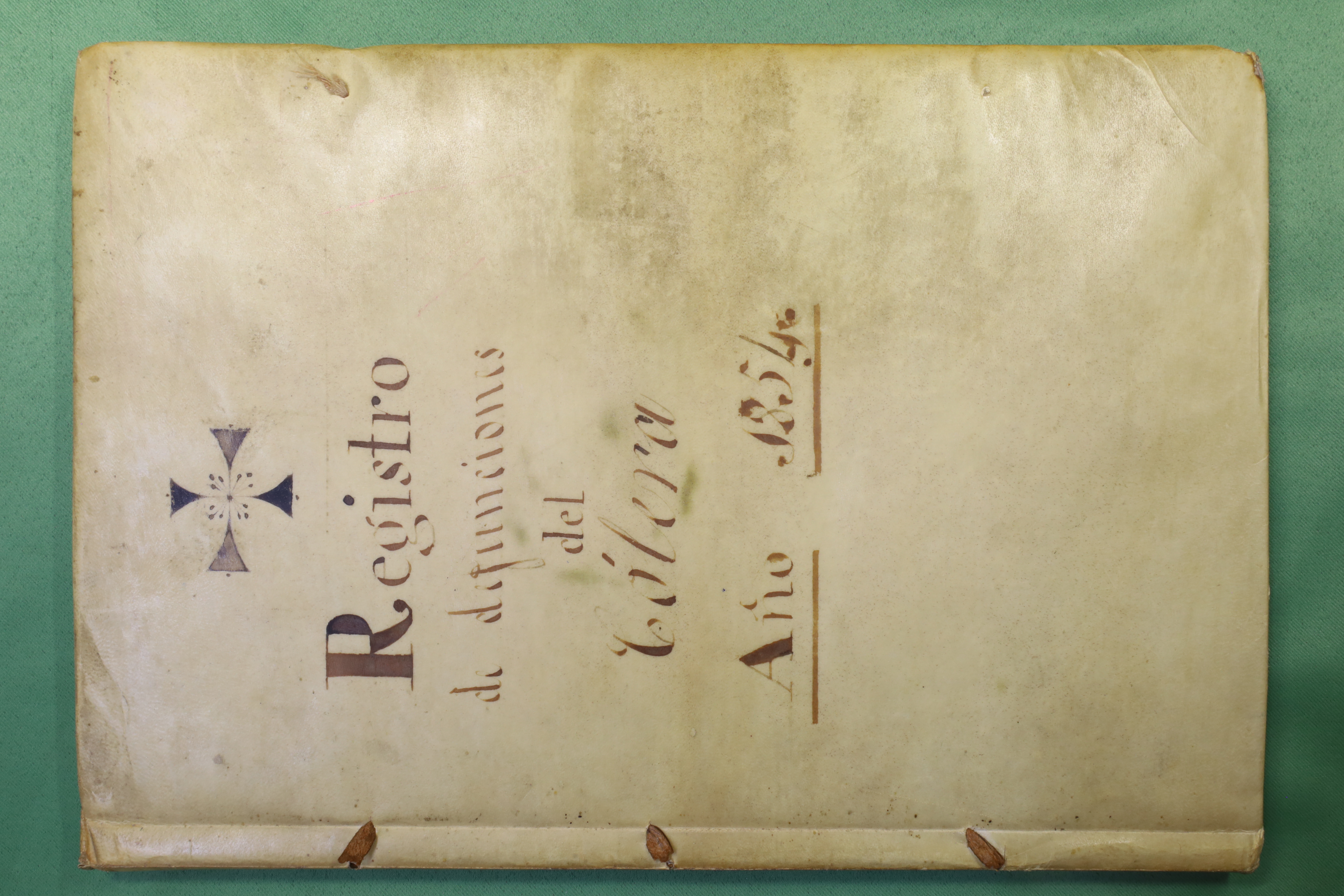 Antiques - CHOLERA DEATH REGISTER. ALICANTE. 1854