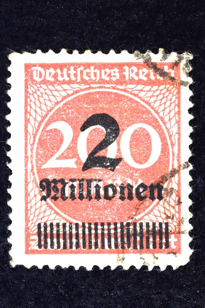 Antiguedades - SELLO POSTAL. ALEMANIA. 2MM MARCOS. USADO 3. (T)