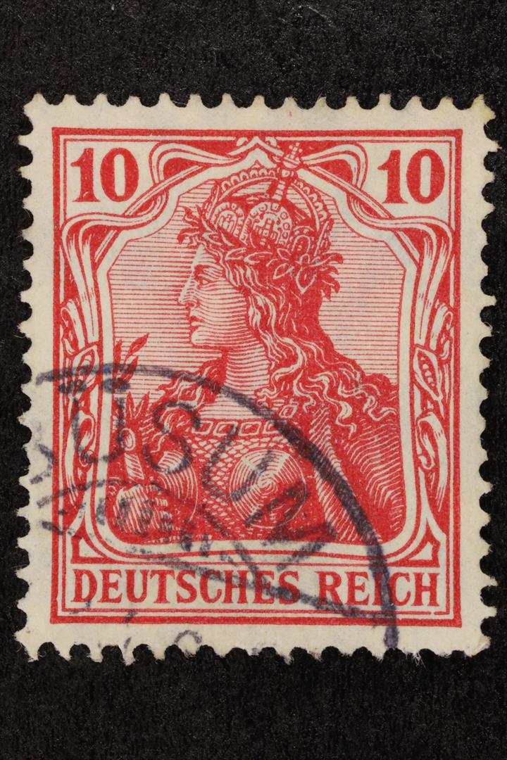 Antiguedades - SELLO POSTAL. ALEMANIA. 10 PENIQUES. DEUTSCHES REICH. 1902. (T) 