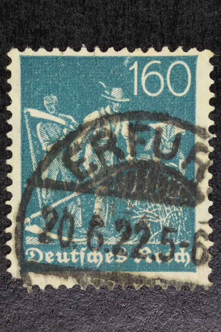 Antiguedades - SELLO POSTAL. ALEMANIA. 160 PENIQUES. DEUTSCHES REICH. 1921 (T)