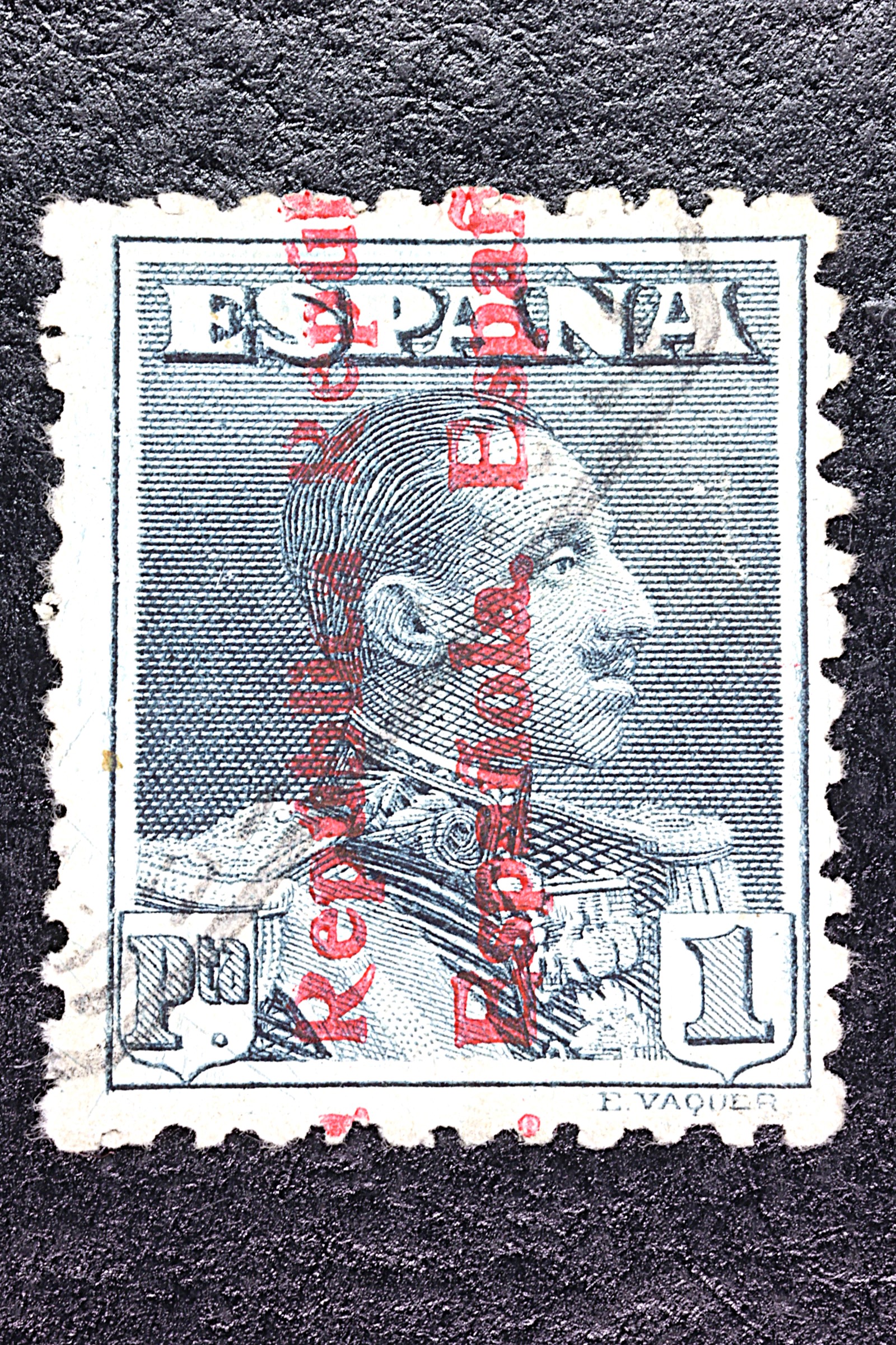 Antiguedades de postage stamp 1931 spain 1 peseta used