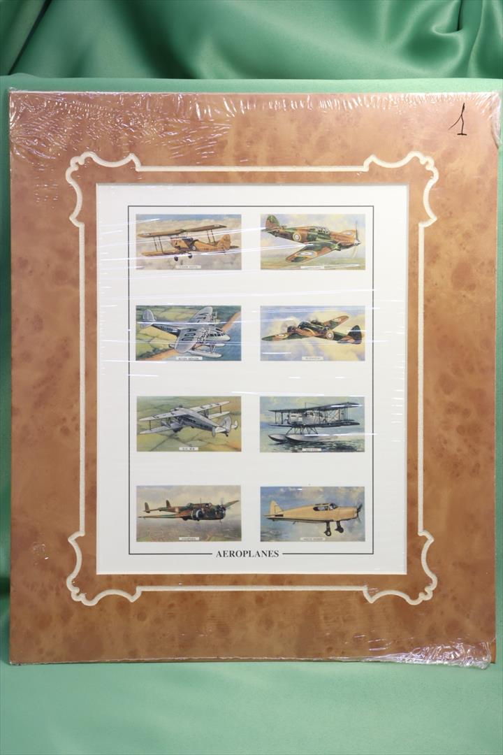 Antiques - AEROPLANES DOUBLE SHEET. SEALED. (T)