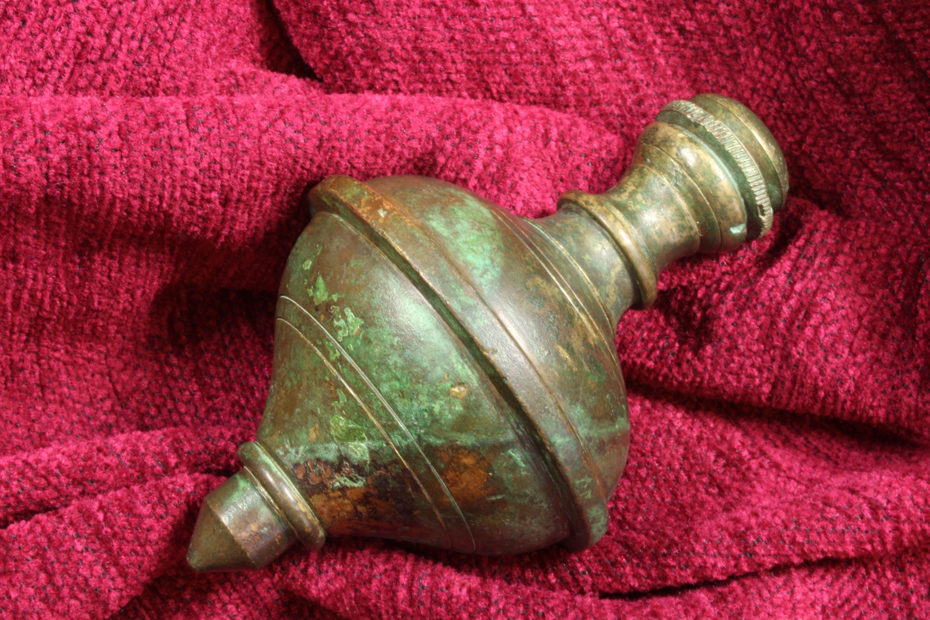 Antiques - BRONZE CONSTRUCTION PLUMB BOB. LARGE SIZE. S.XX