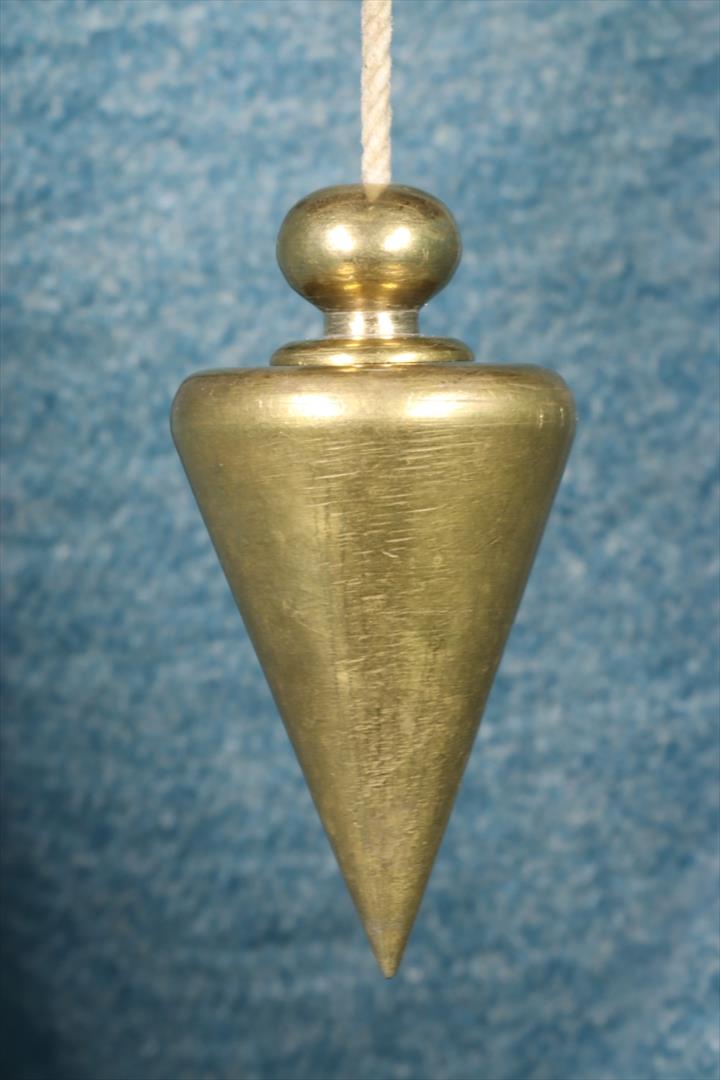 Antiques - BRONZE PERICO PLUMB BOB. CONE. 20TH CENTURY. (T)