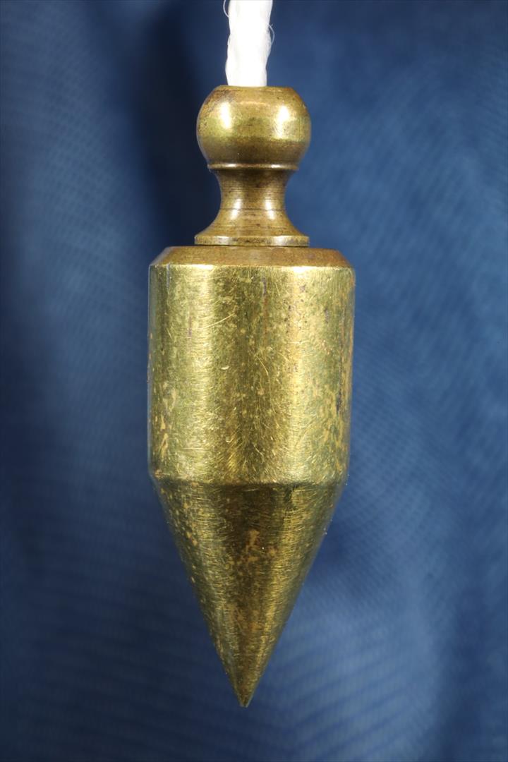 Antiques - BRONZE PERICO PLUMB BOB. THREADED HEAD. MINIATURE. S.XIX (T)