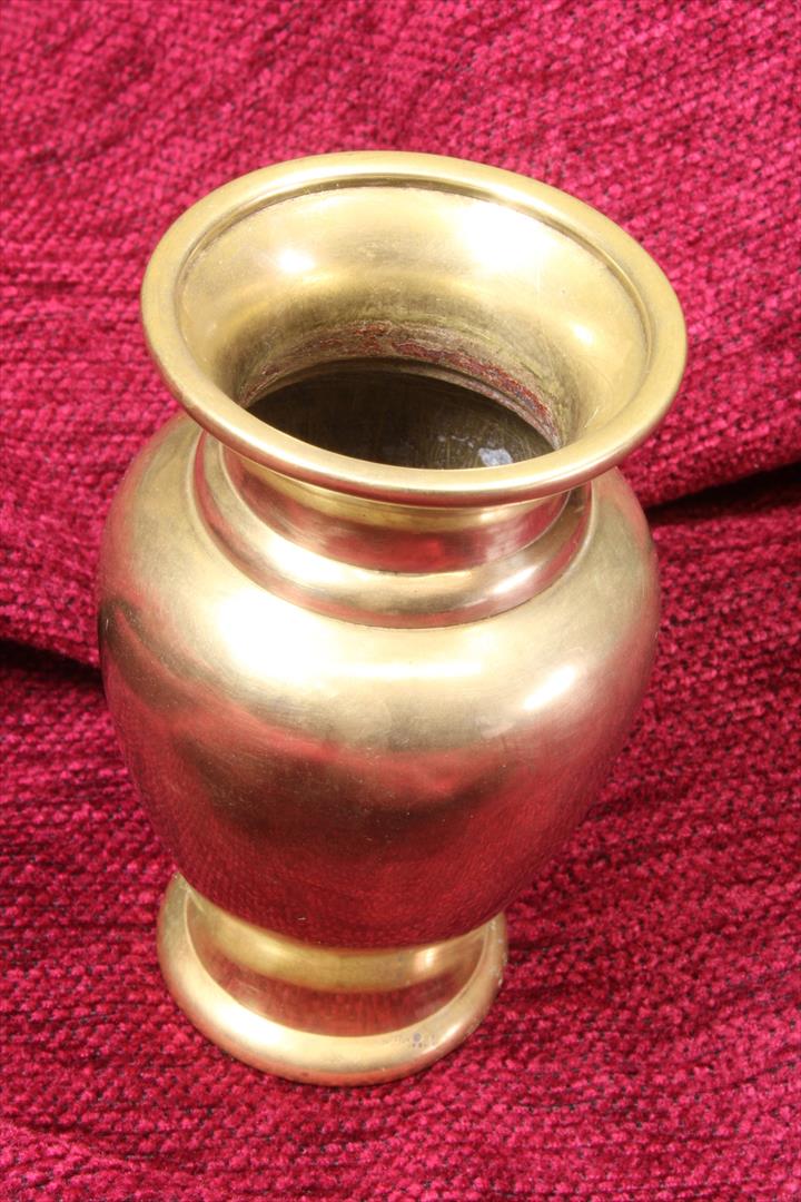 Antiques - CLASSIC BRASS VASE. S.XX (T)