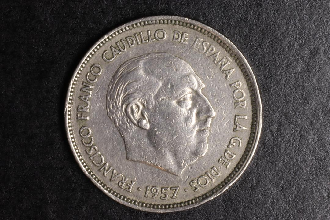 Antiques - COIN FRANCO 25 PESETAS. 1957 - 1958 - BC. (T)