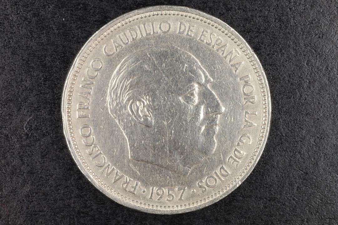 Antiques - COIN FRANCO 25 PESETAS. 1957 *61 - BC (T)