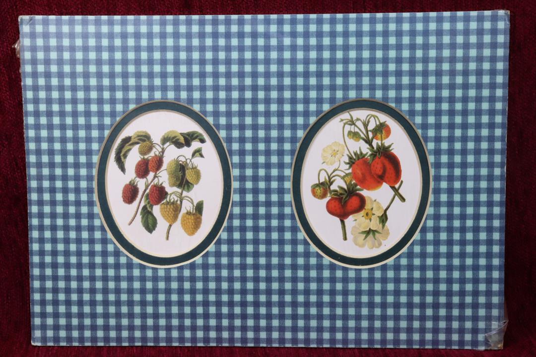 Antiques -  DOUBLE FRUITS SHEET. SEALED. (T)