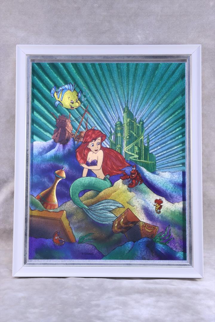 Antiques - DUFEX SHEET. THE LITTLE MERMAID. DISNEY. ORIGINAL. (T)