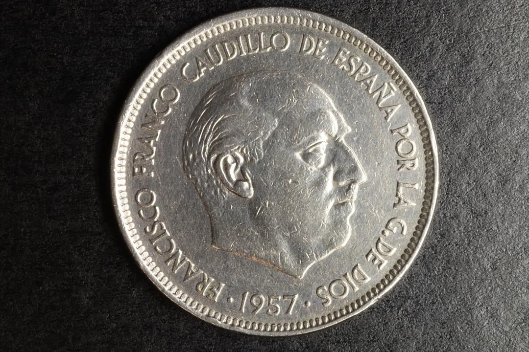 Antiques - FRANC COIN 50 PESETAS. 1957 - 1971. BC. (T)