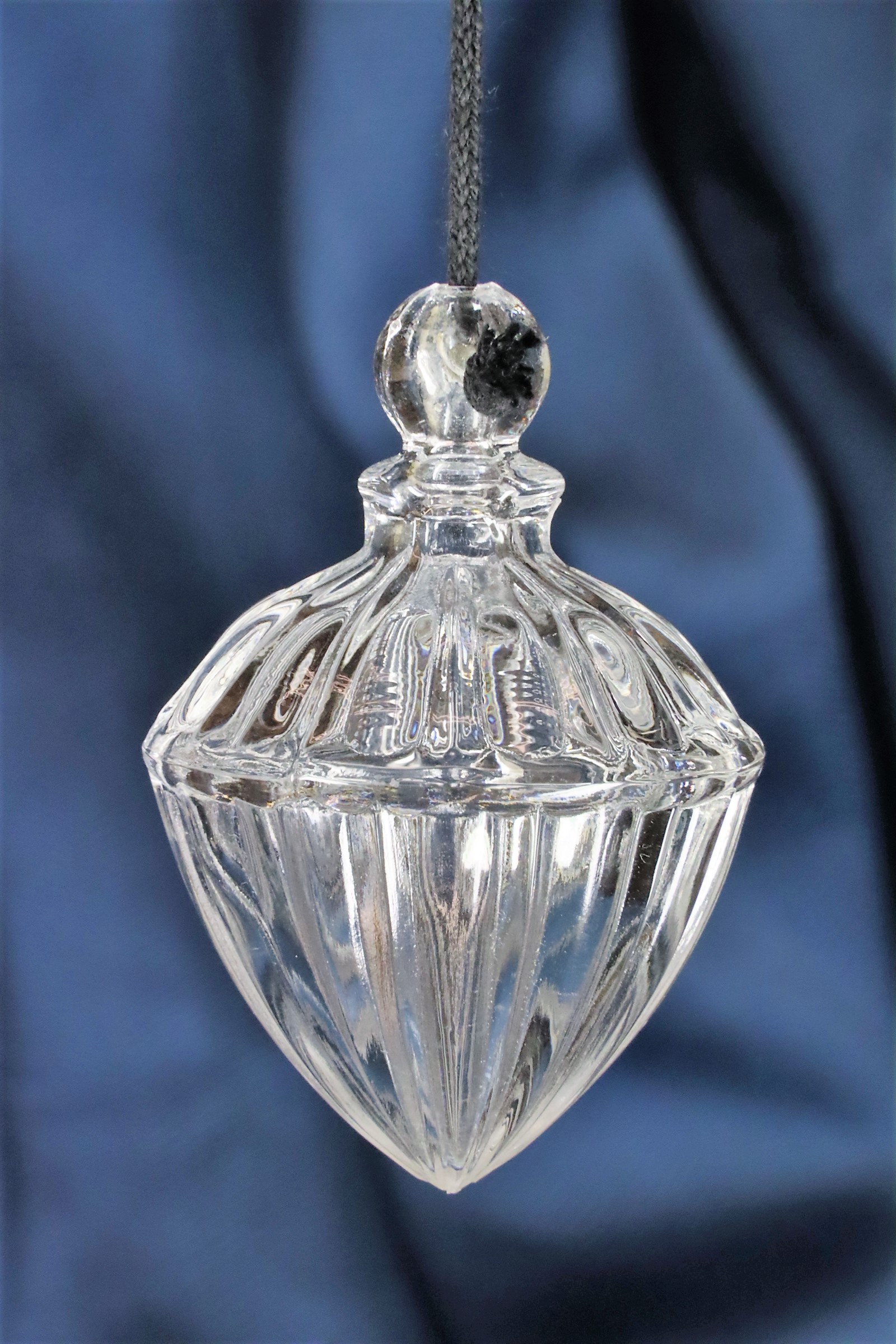 Antiques - GLASS PLUMB BOB PEAR TYPE. S.XX (T)