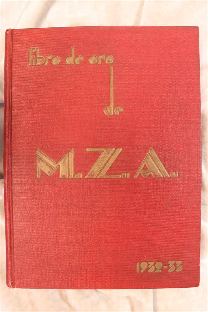 Antiques - GOLDEN BOOK OF M.Z.A. 1932-1933 OF THE RAILWAY COMPANY FROM MADRID TO ZARAGOZA AND ALICANTE. (T)