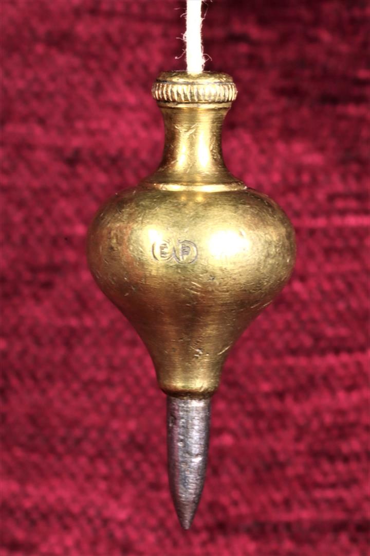 Antiques - IRON TIP PERICO PLUMB BOB. PEAR. (T)