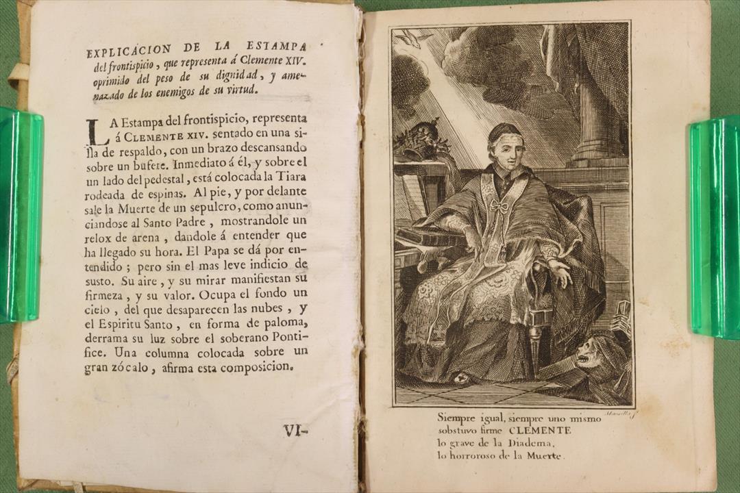 Antiques - LIFE OF POPE CLEMENTE XIV (GANGANELI) (T)